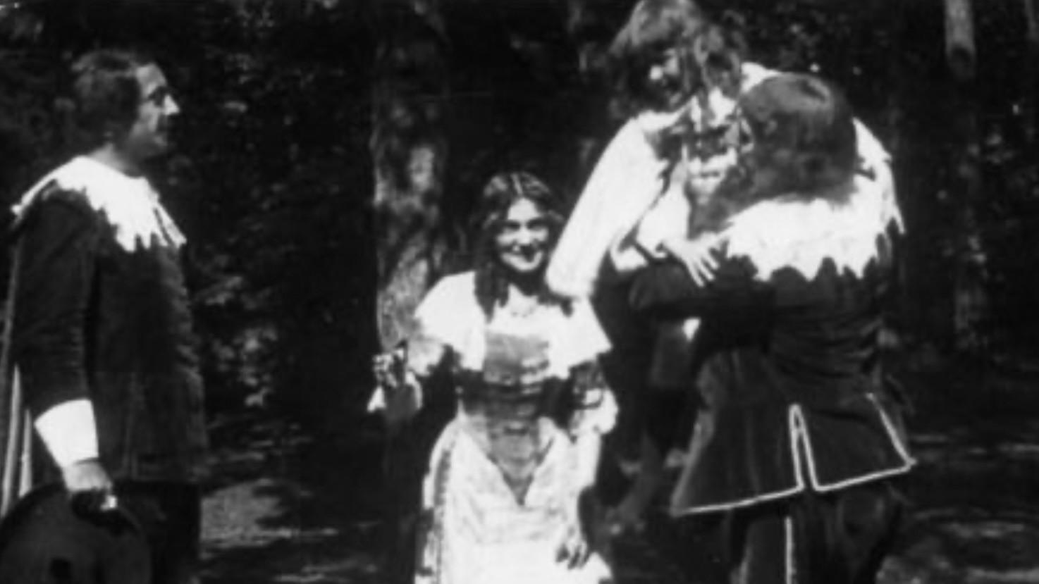 Het geheim van het slot Arco 1914 movie scene