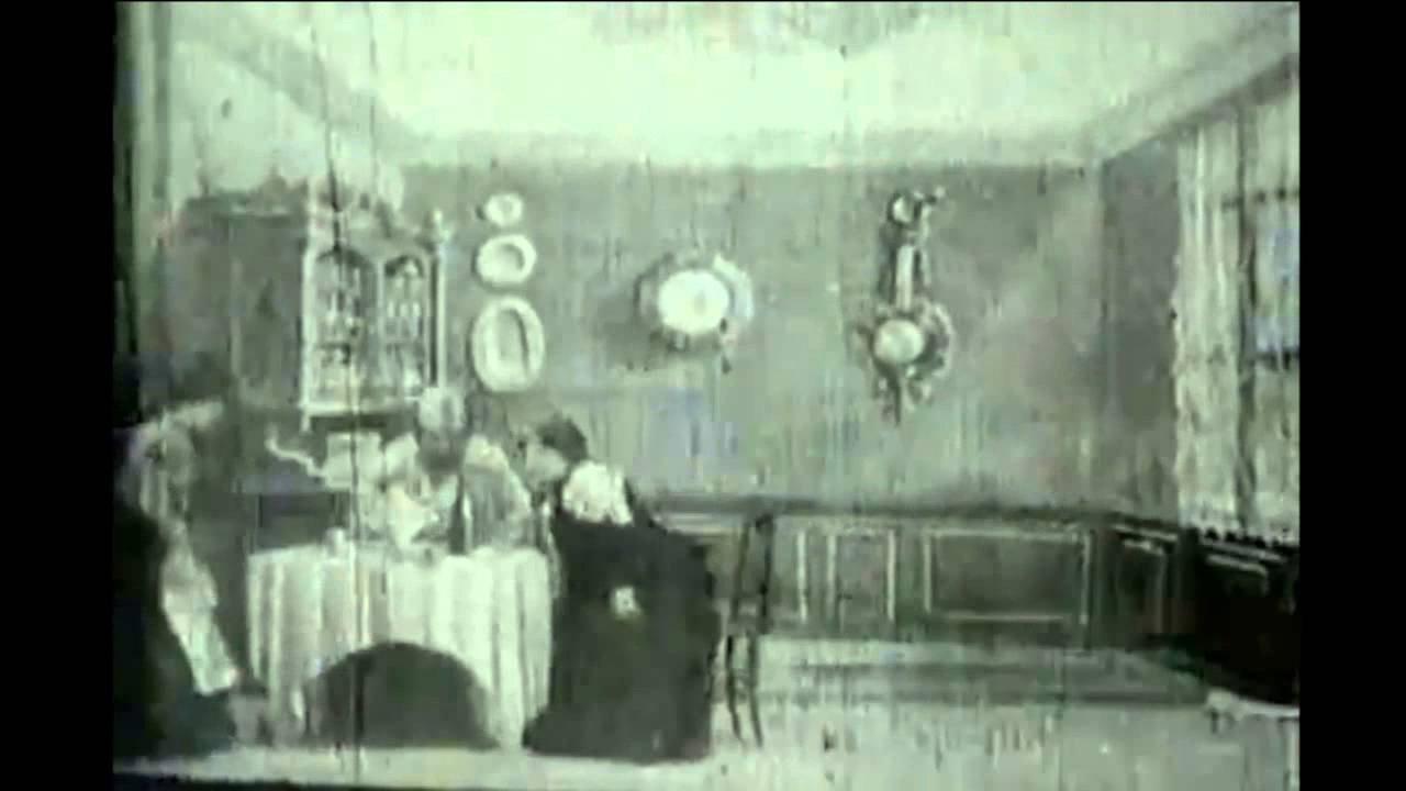 The Magic Table 1908 movie scene