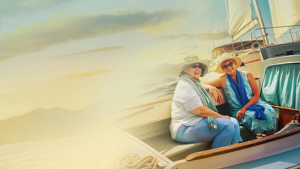 Muriel and Joyce Get a Boat 2024 movie scene