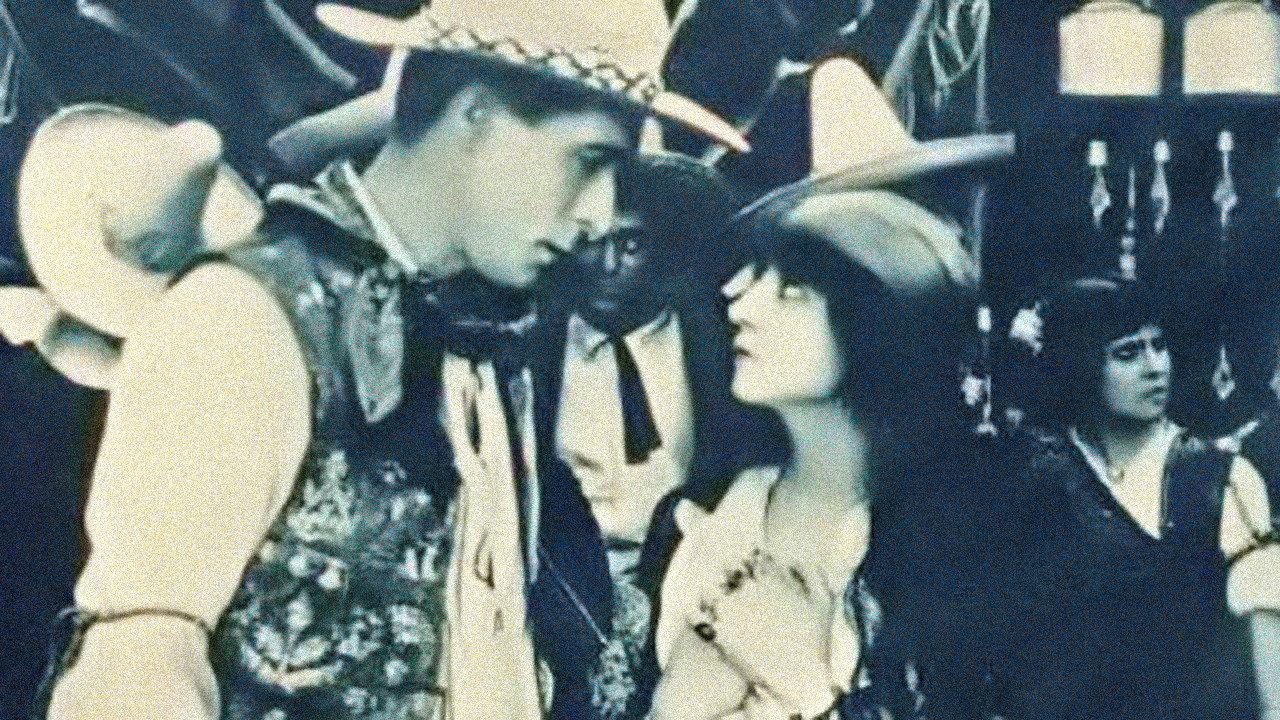 A Lion of the Hills 1918 movie scene
