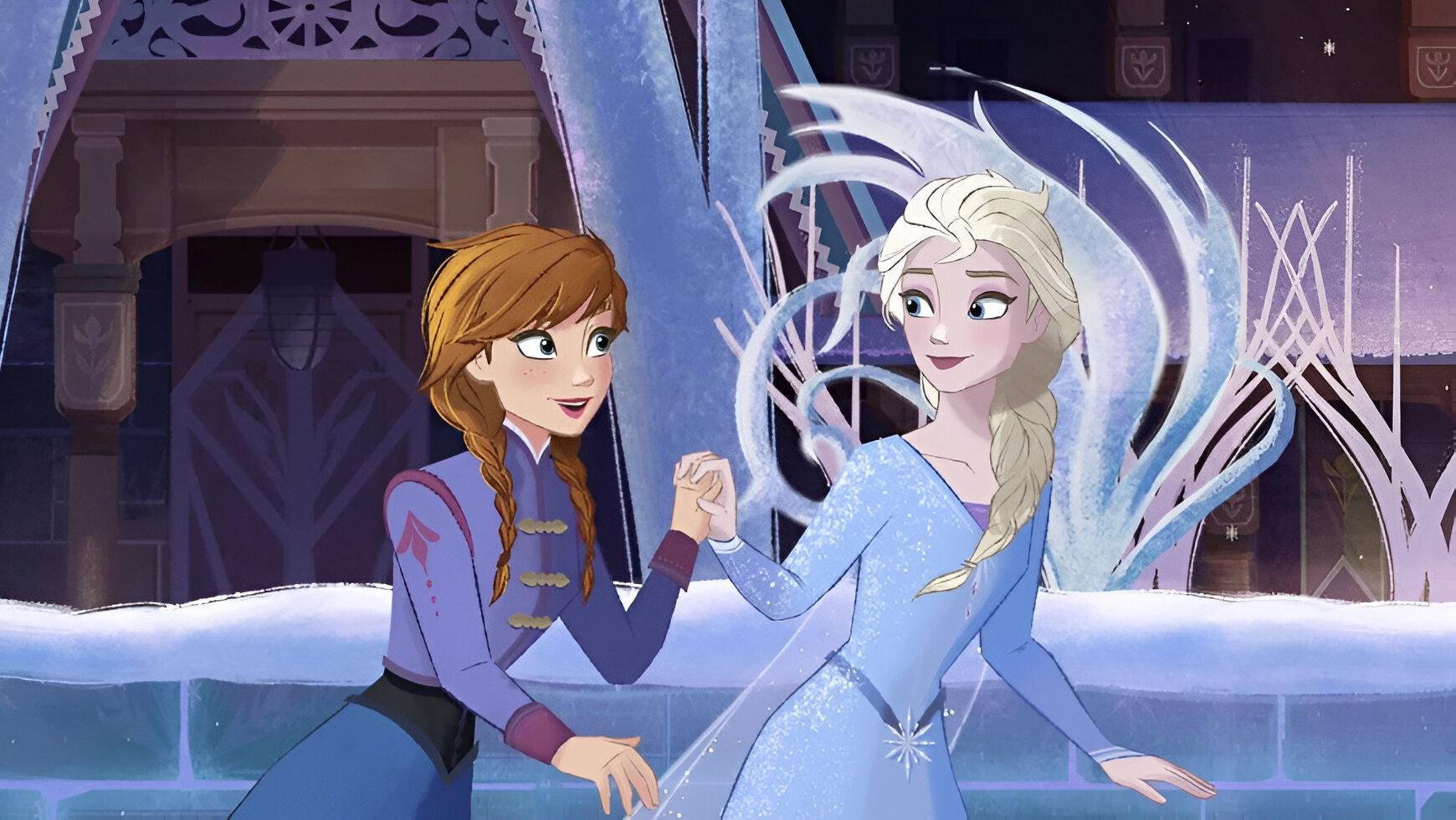 Disney Off the Page Adventures: Arendelle Ice Calamity 2024 movie scene