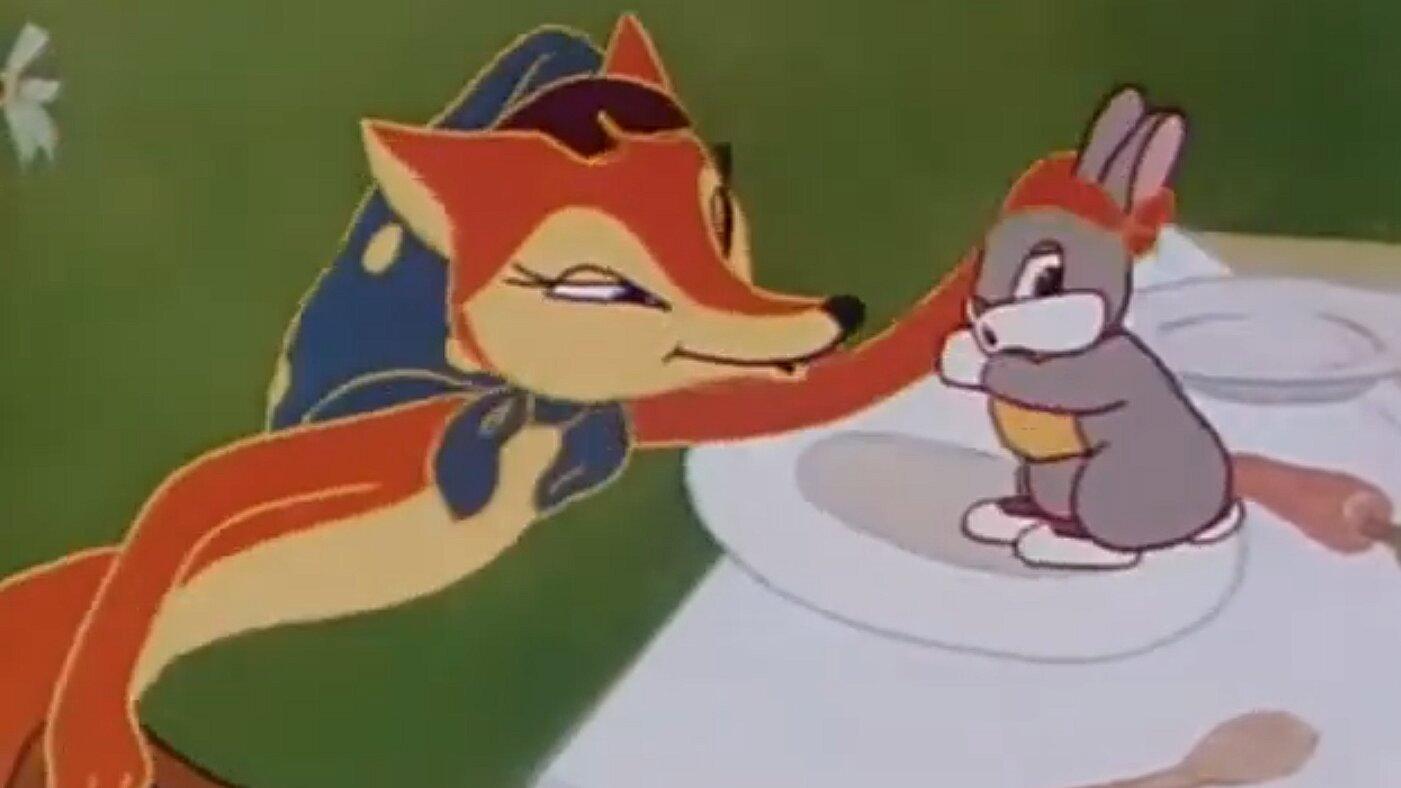 Pushok and Druzhok 1962 movie scene