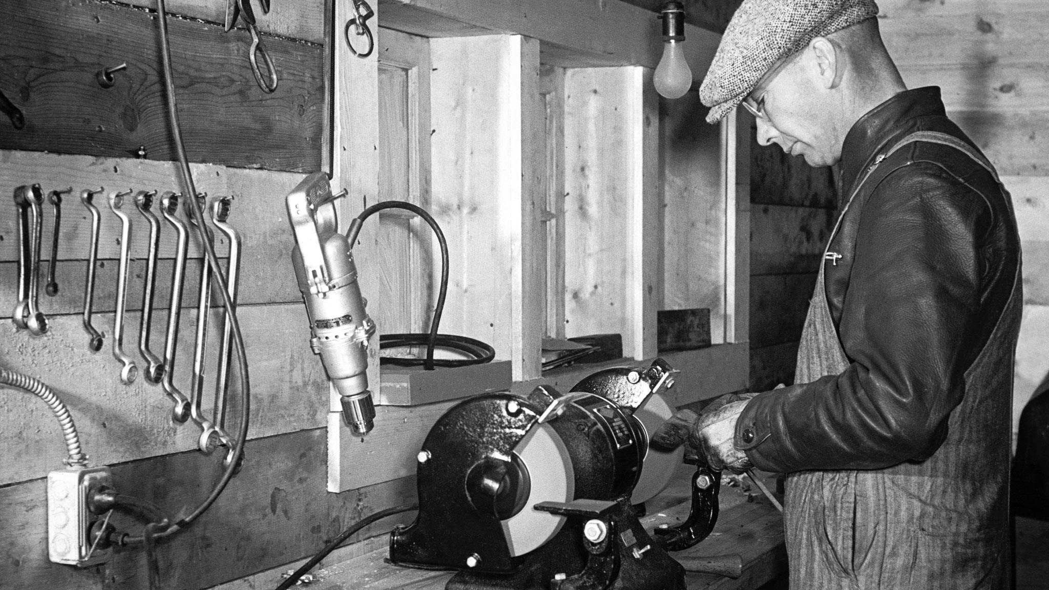 Farm Electrification 1946 movie scene