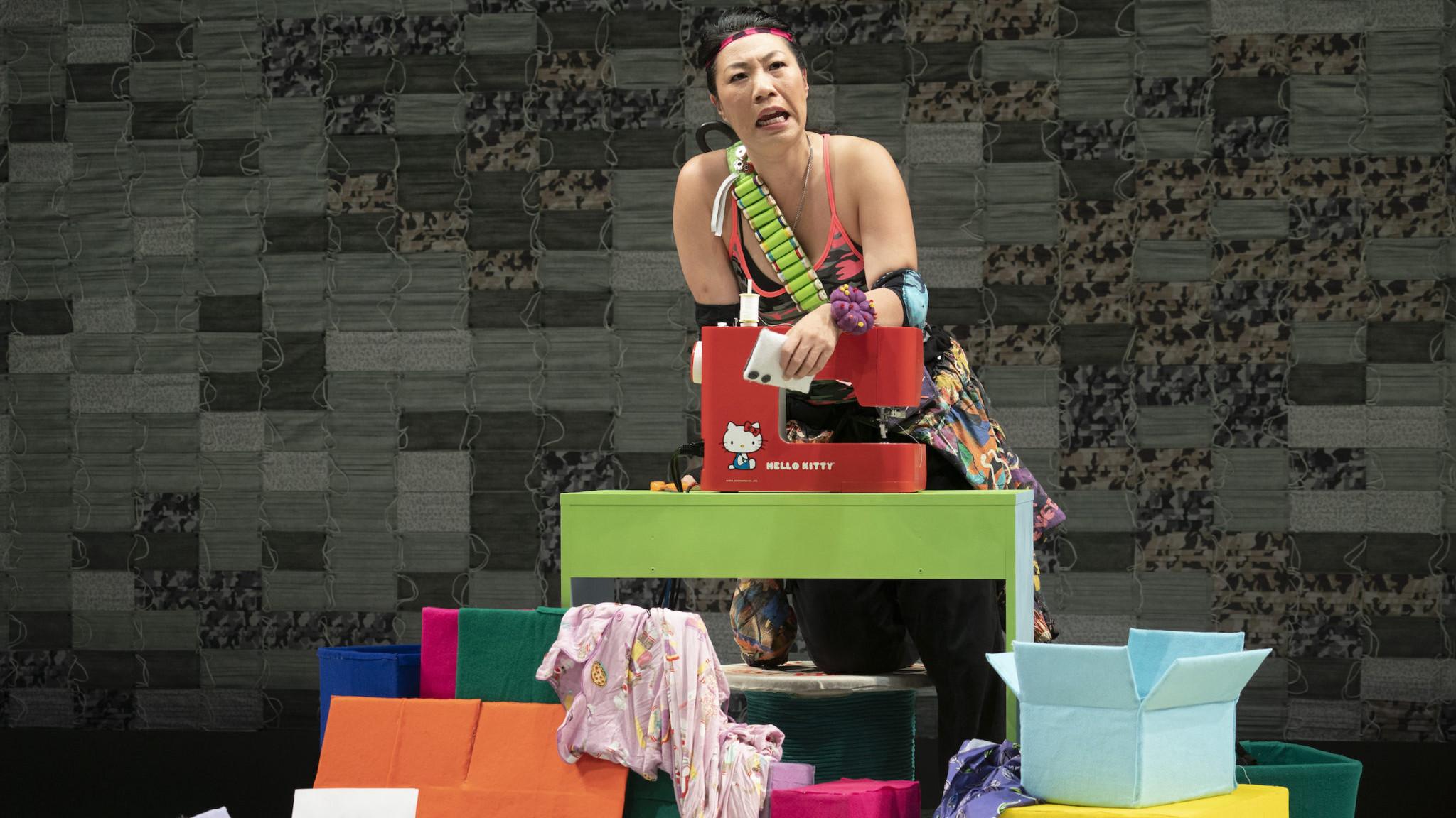 Kristina Wong, Sweatshop Overlord 2021 movie scene