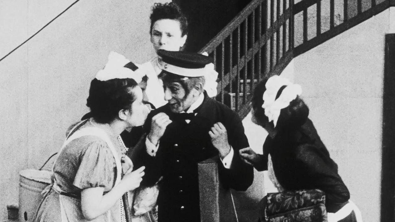 Where Is My Treasure? 1916 movie scene
