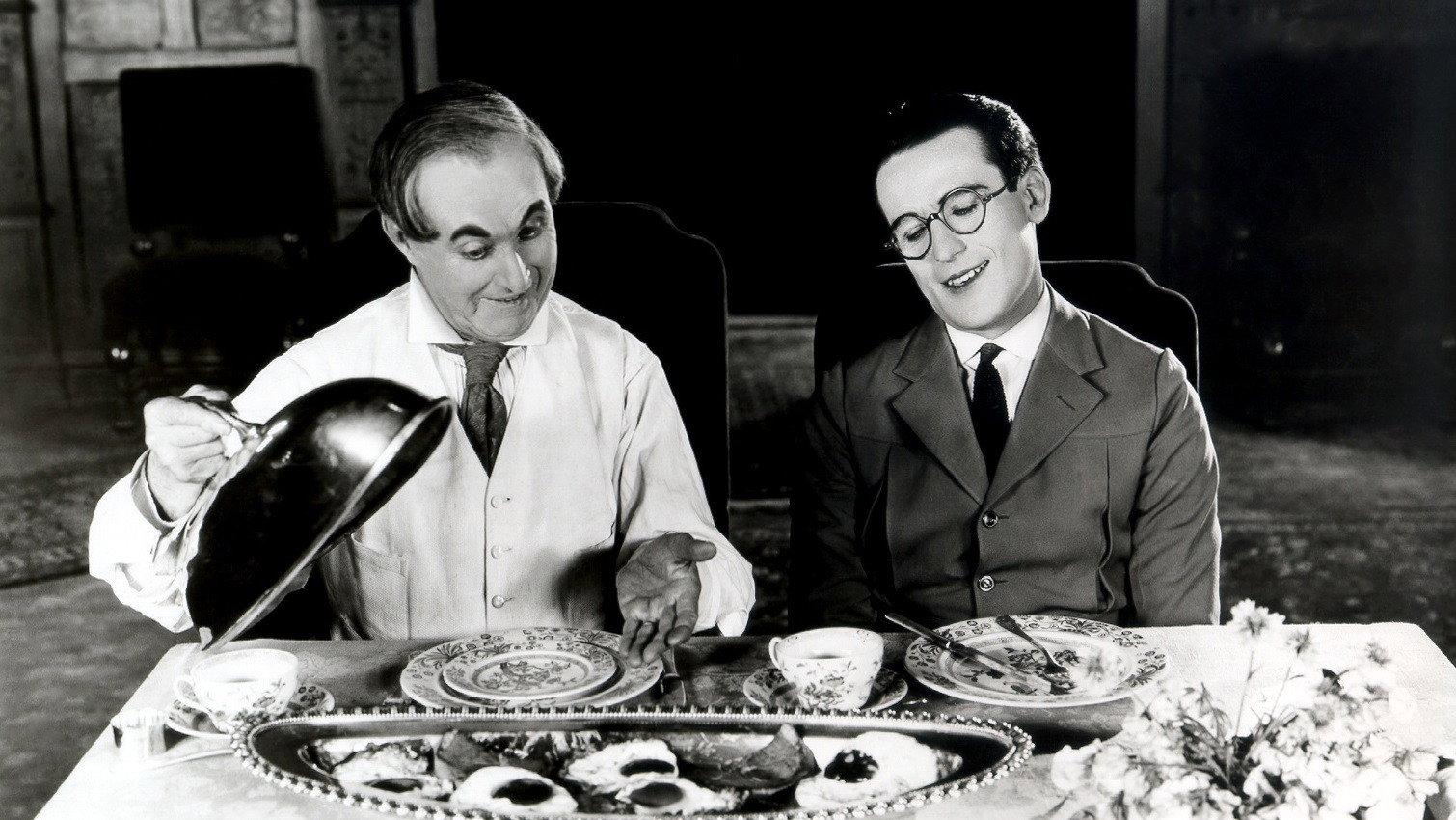 Among Those Present 1921 movie scene