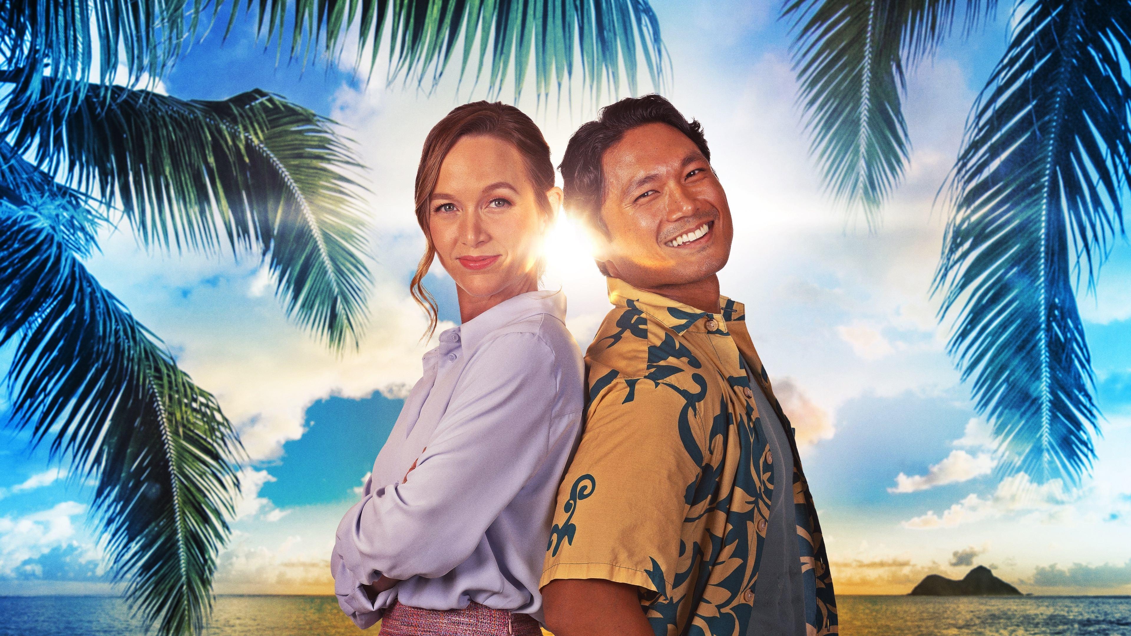 Romance in Hawaii 2023 movie scene