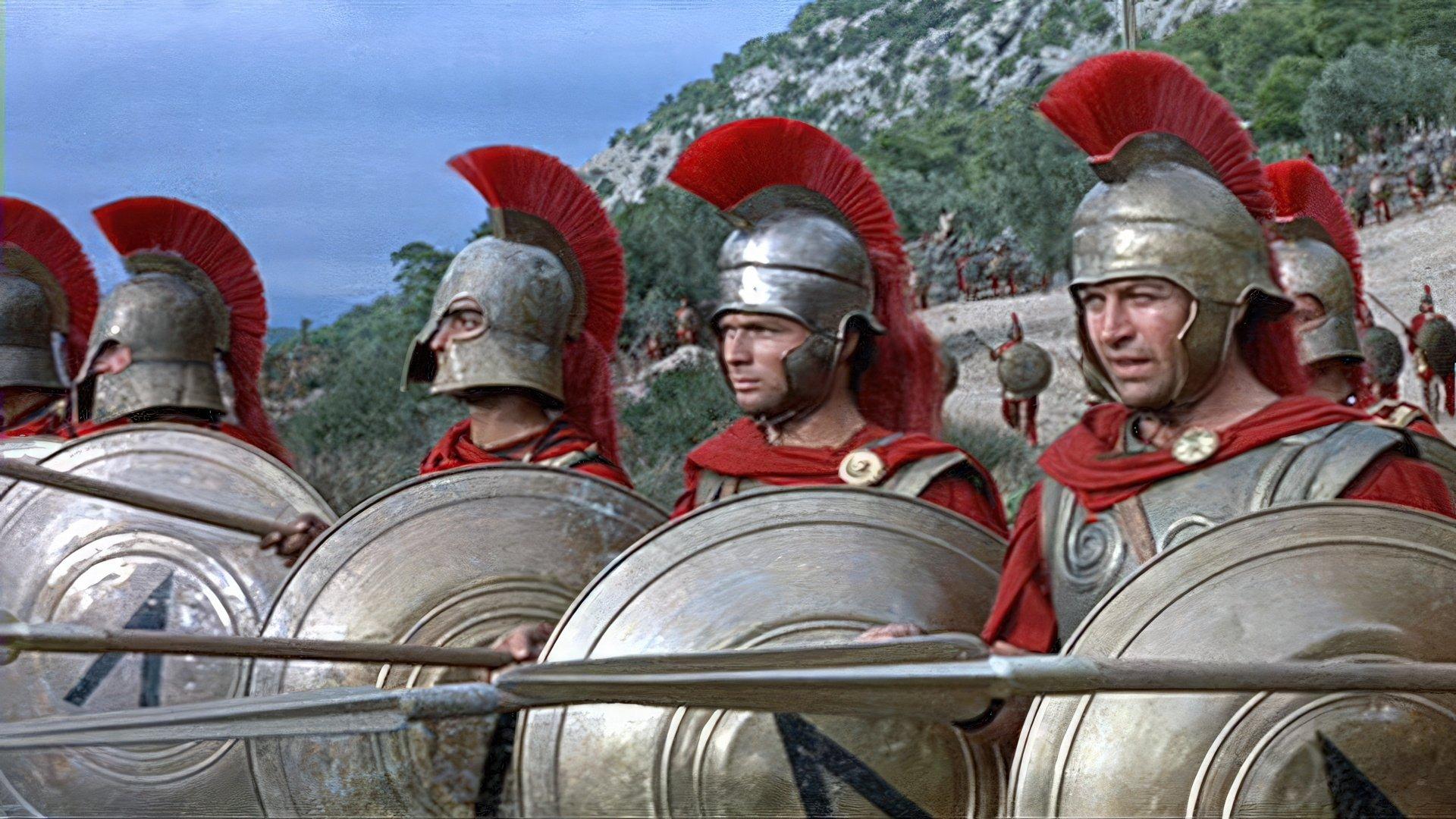 The 300 Spartans 1962 movie scene