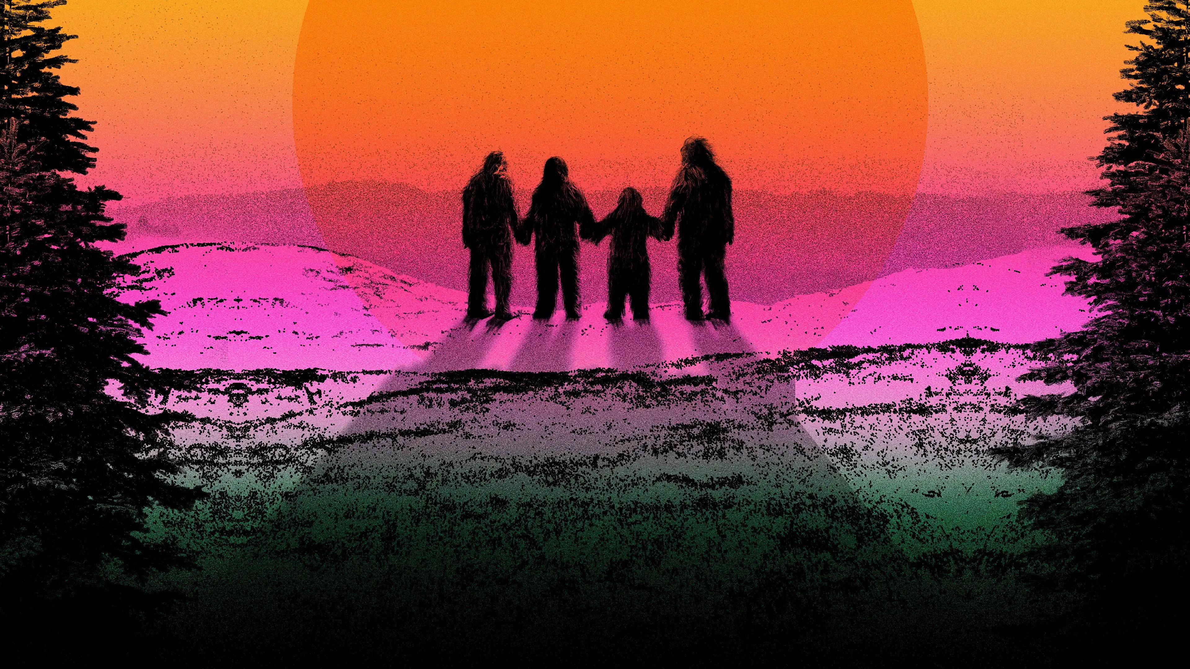 Sasquatch Sunset 2024 movie scene