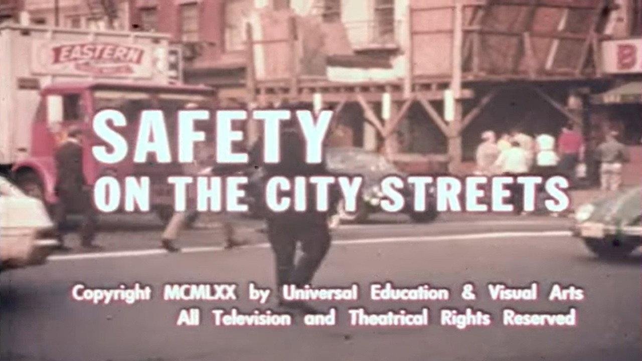 Safety on the City Streets 1970 movie scene
