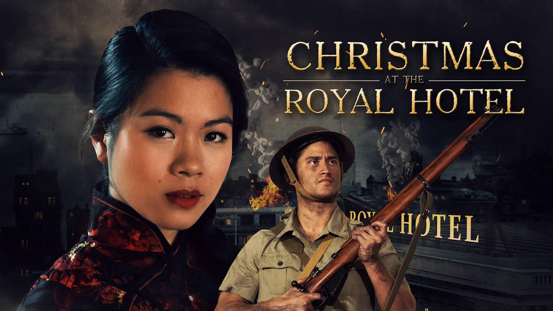 Christmas at the Royal Hotel 2019 movie scene