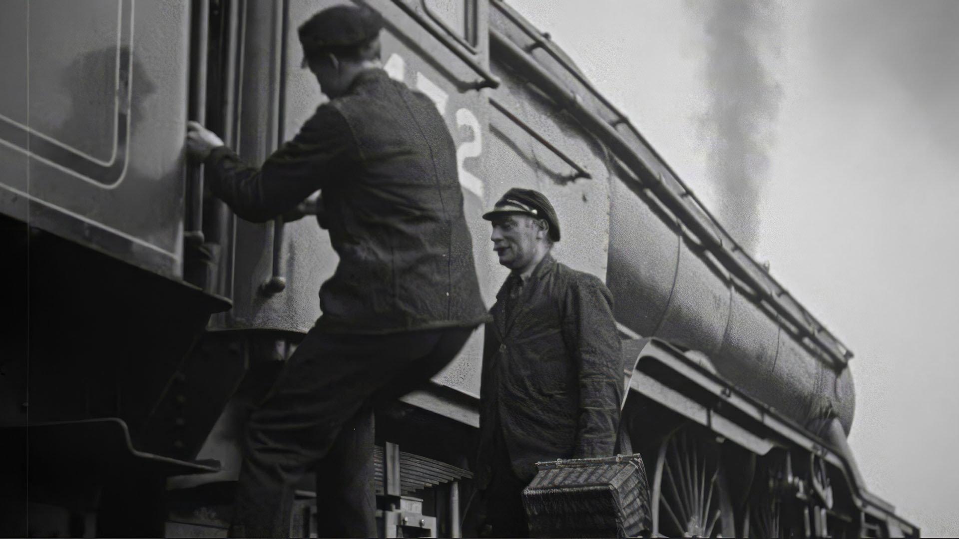 The Flying Scotsman 1929 movie scene