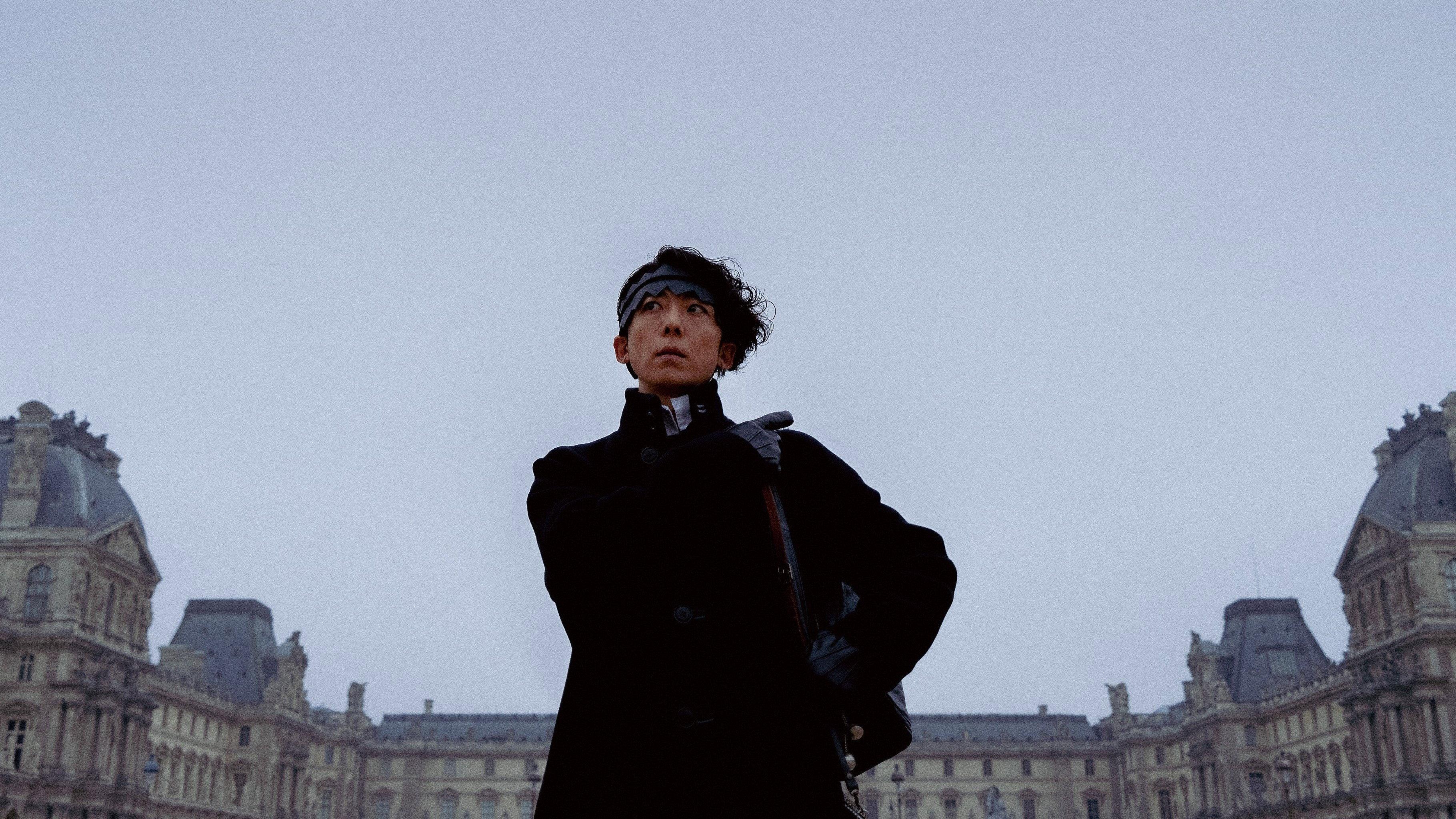Rohan at the Louvre 2023 movie scene