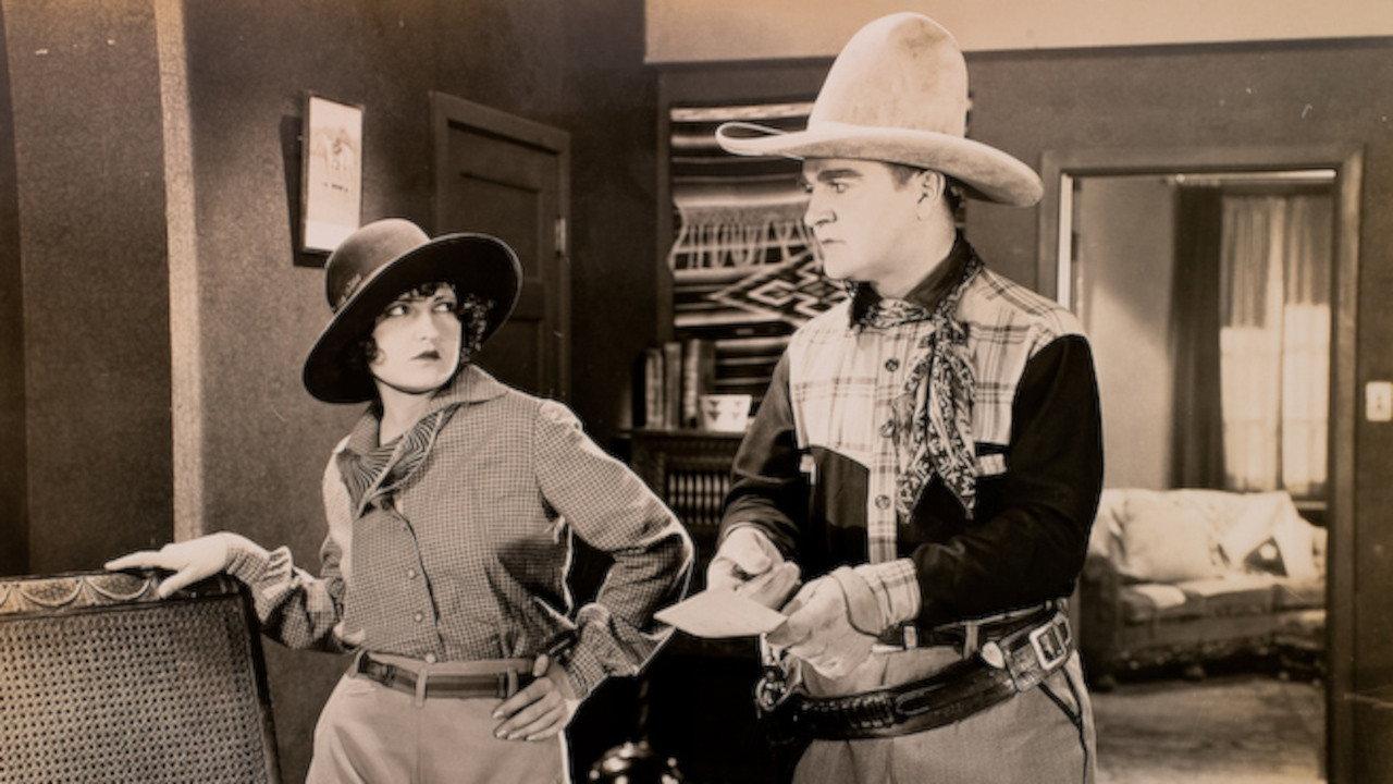 The Vanishing Rider 1928 movie scene