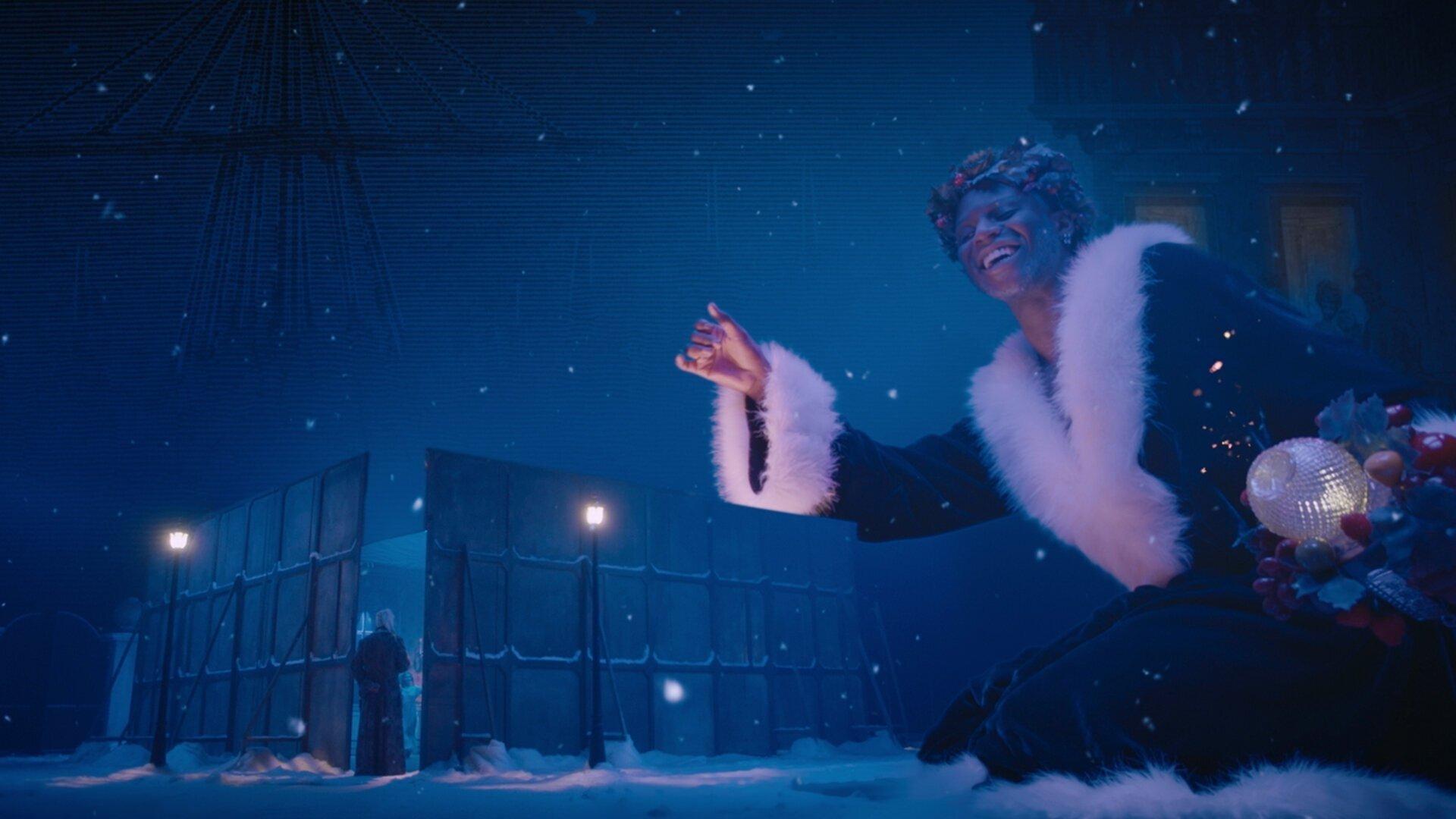 A Christmas Carol 2020 movie scene