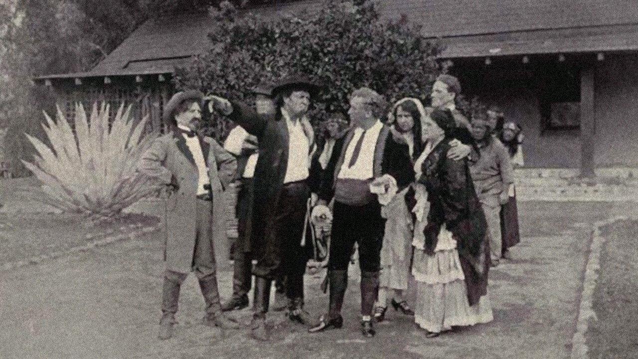 In Old California When the Gringos Came 1911 movie scene