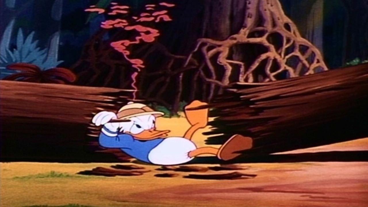 Frank Duck Brings 'em Back Alive 1946 movie scene