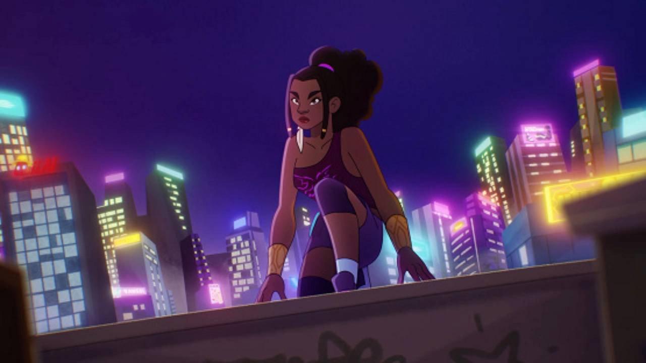 Estela and the Cosmic Path: Origins 2026 movie scene