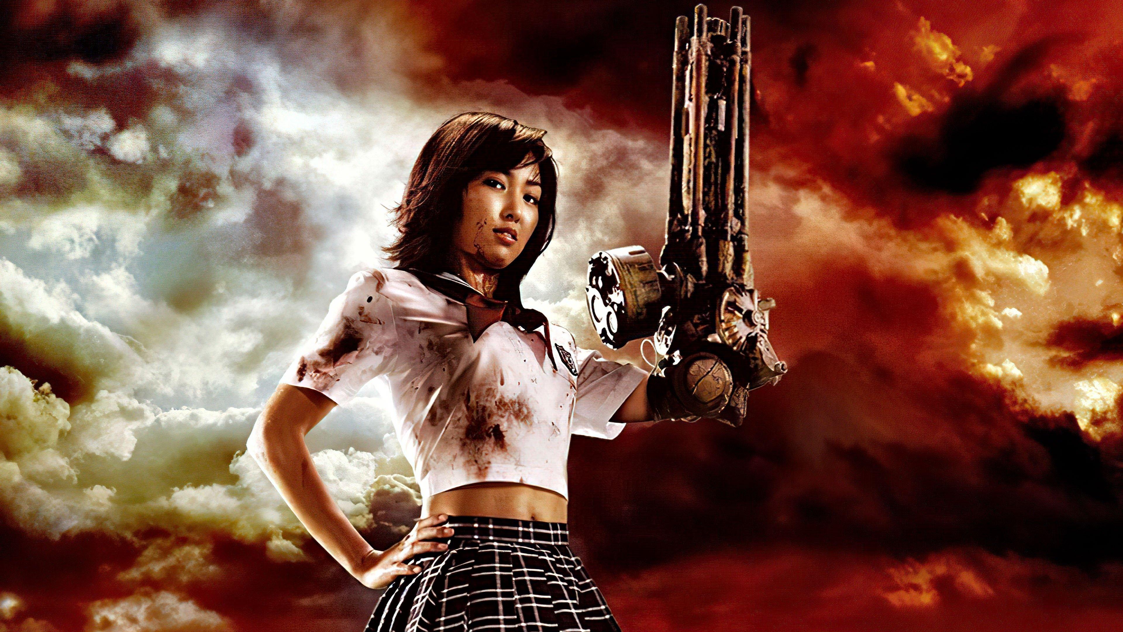 The Machine Girl 2008 movie scene