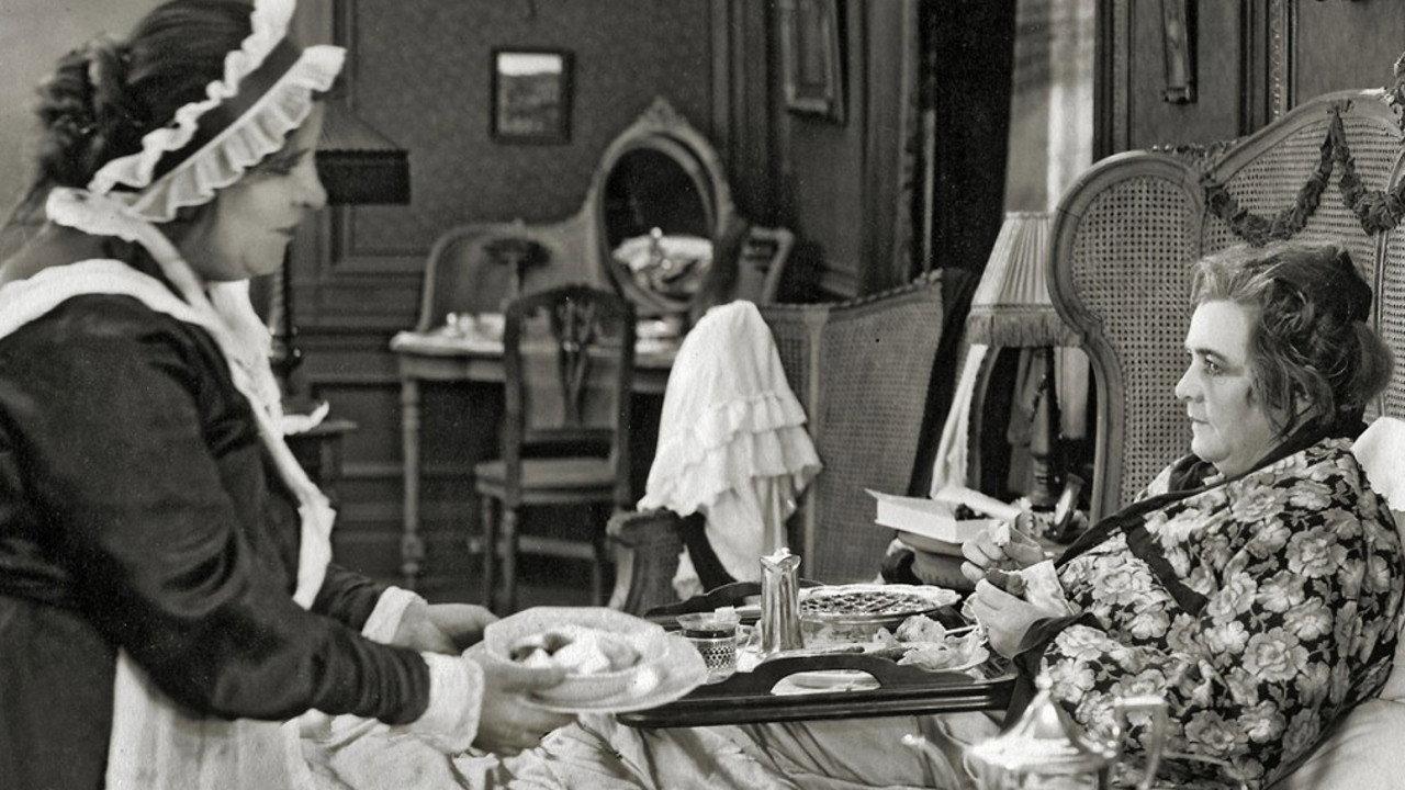 Old Wives for New 1918 movie scene