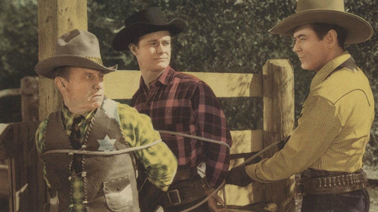 The Ghost Rider 1943 movie scene