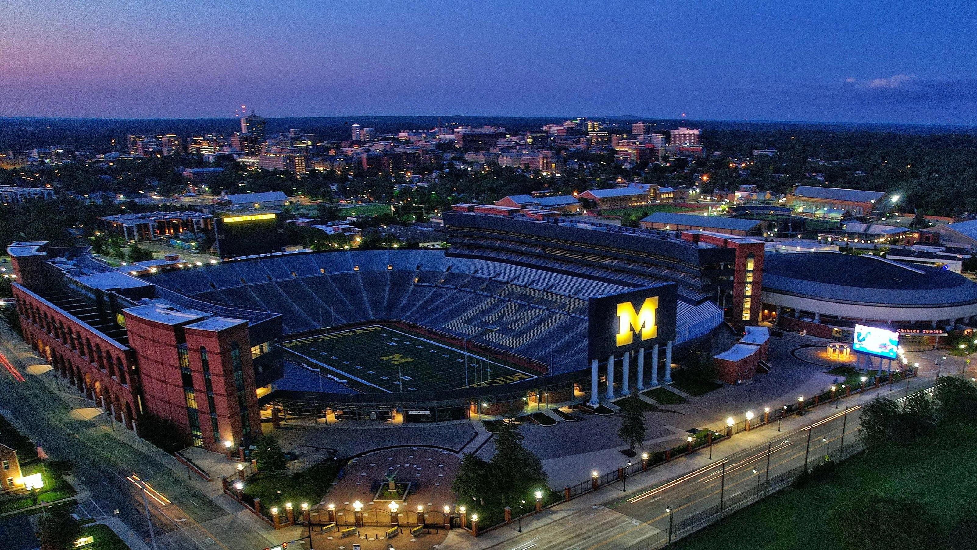 Bo Schembechler's Michigan Wolverines 2008 movie scene