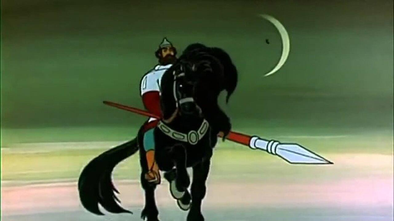 Ilya Muromets and Highwayman Nightingale 1978 movie scene