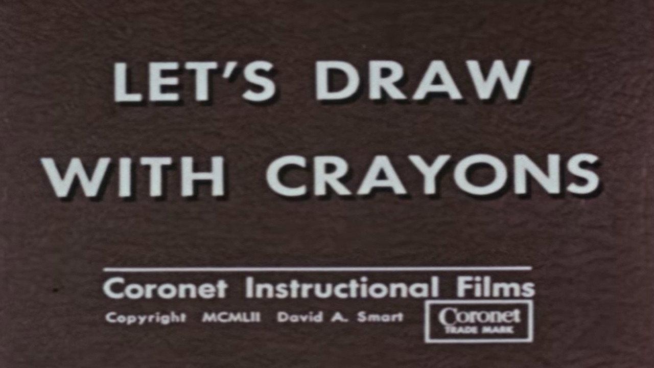 Let's Draw With Crayons 1952 movie scene