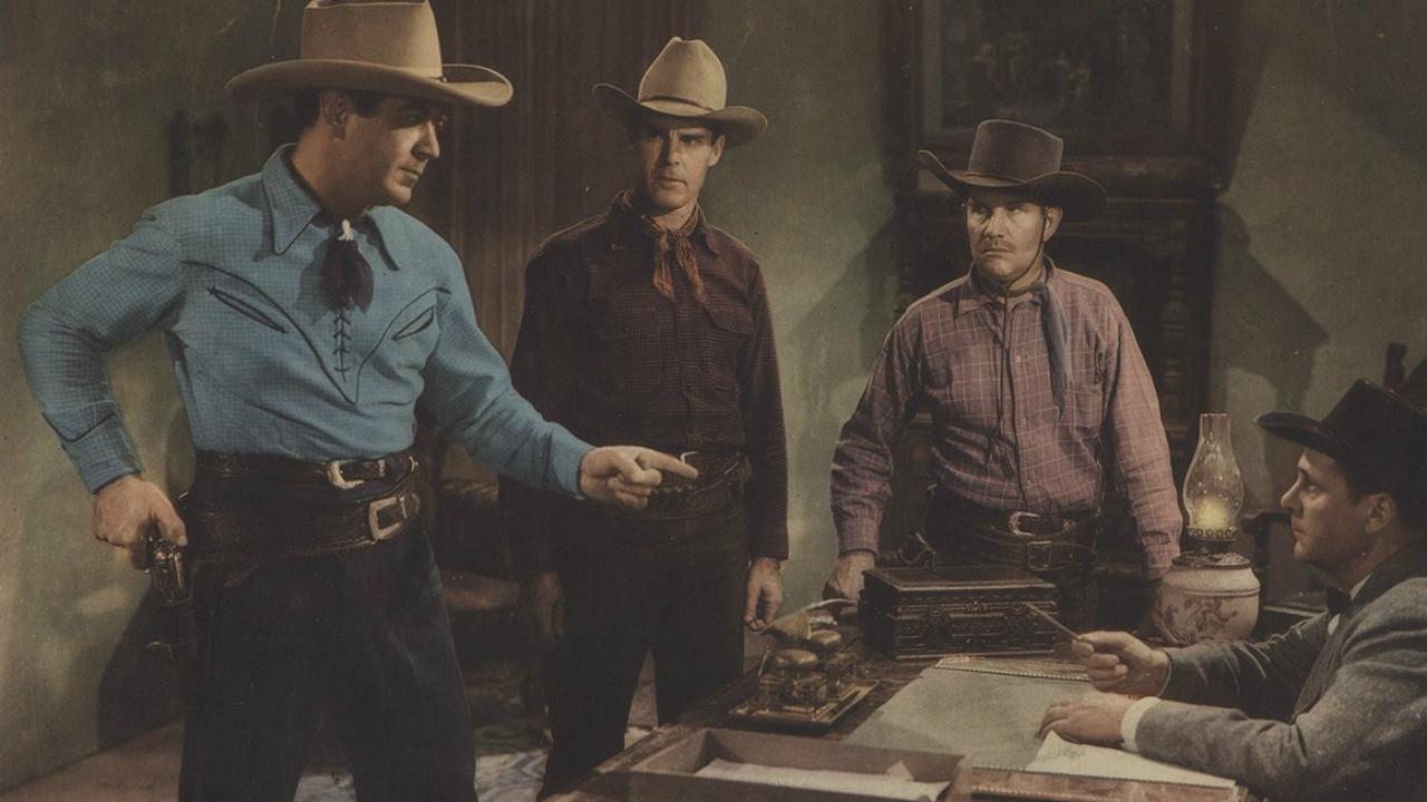 Raiders of the Border 1944 movie scene