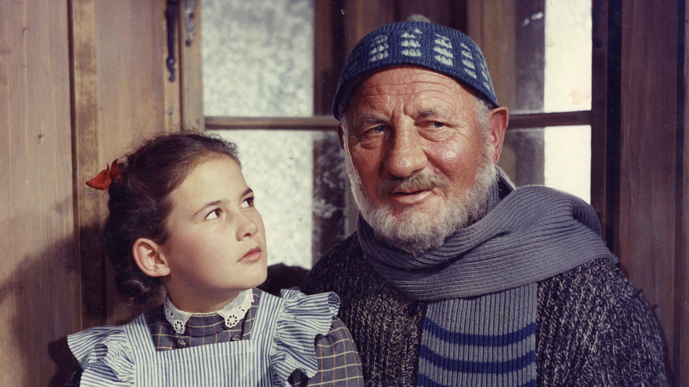 Heidi and Peter 1955 movie scene