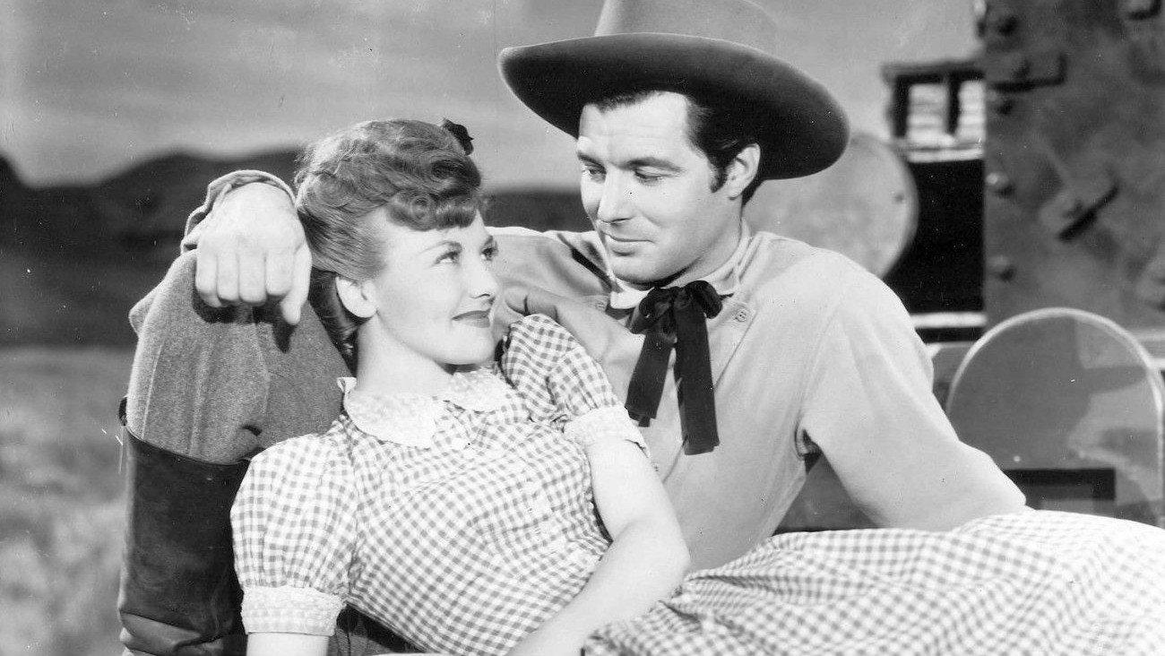 The Omaha Trail 1942 movie scene