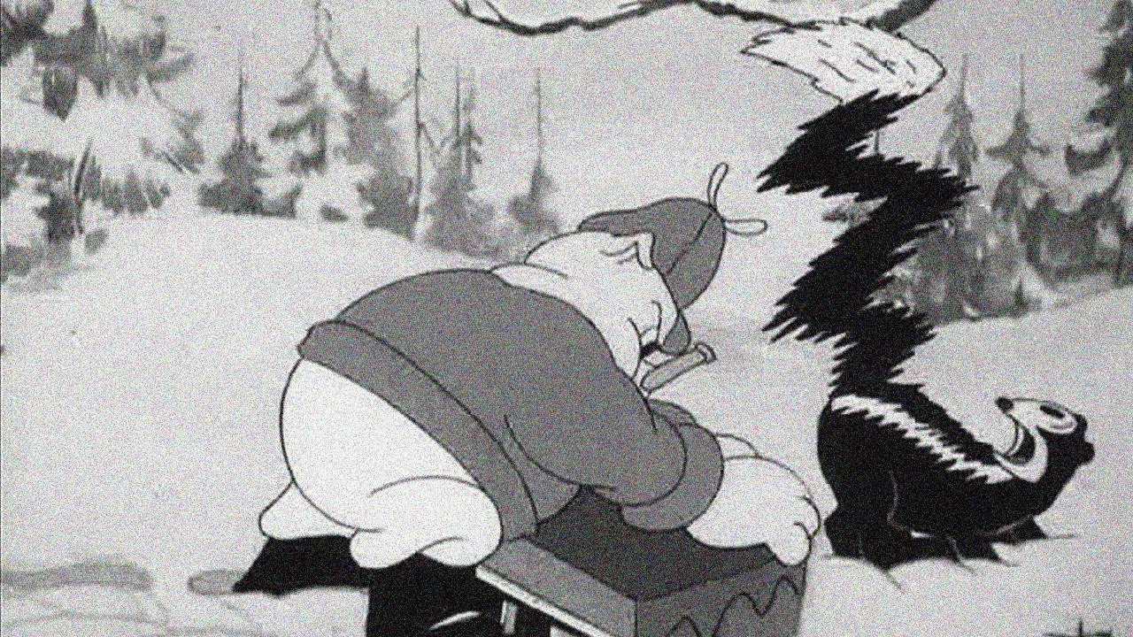 Porky in the North Woods 1936 movie scene