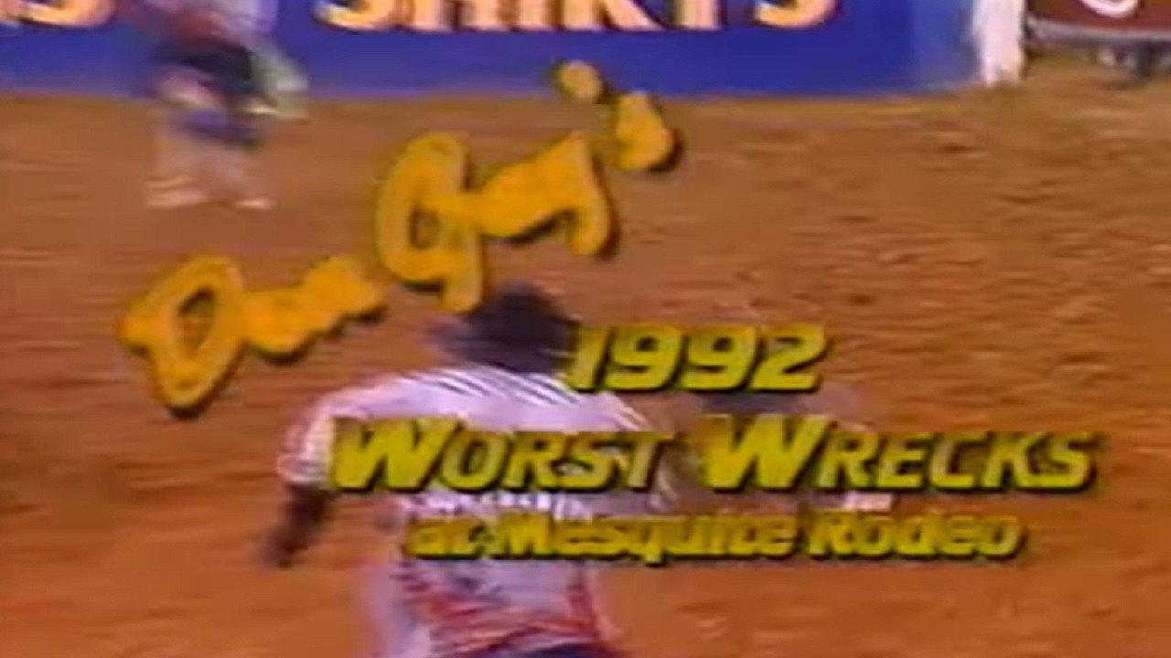 Don Gay's Worst Wrecks at Mesquite Rodeo 1992 1993 movie scene