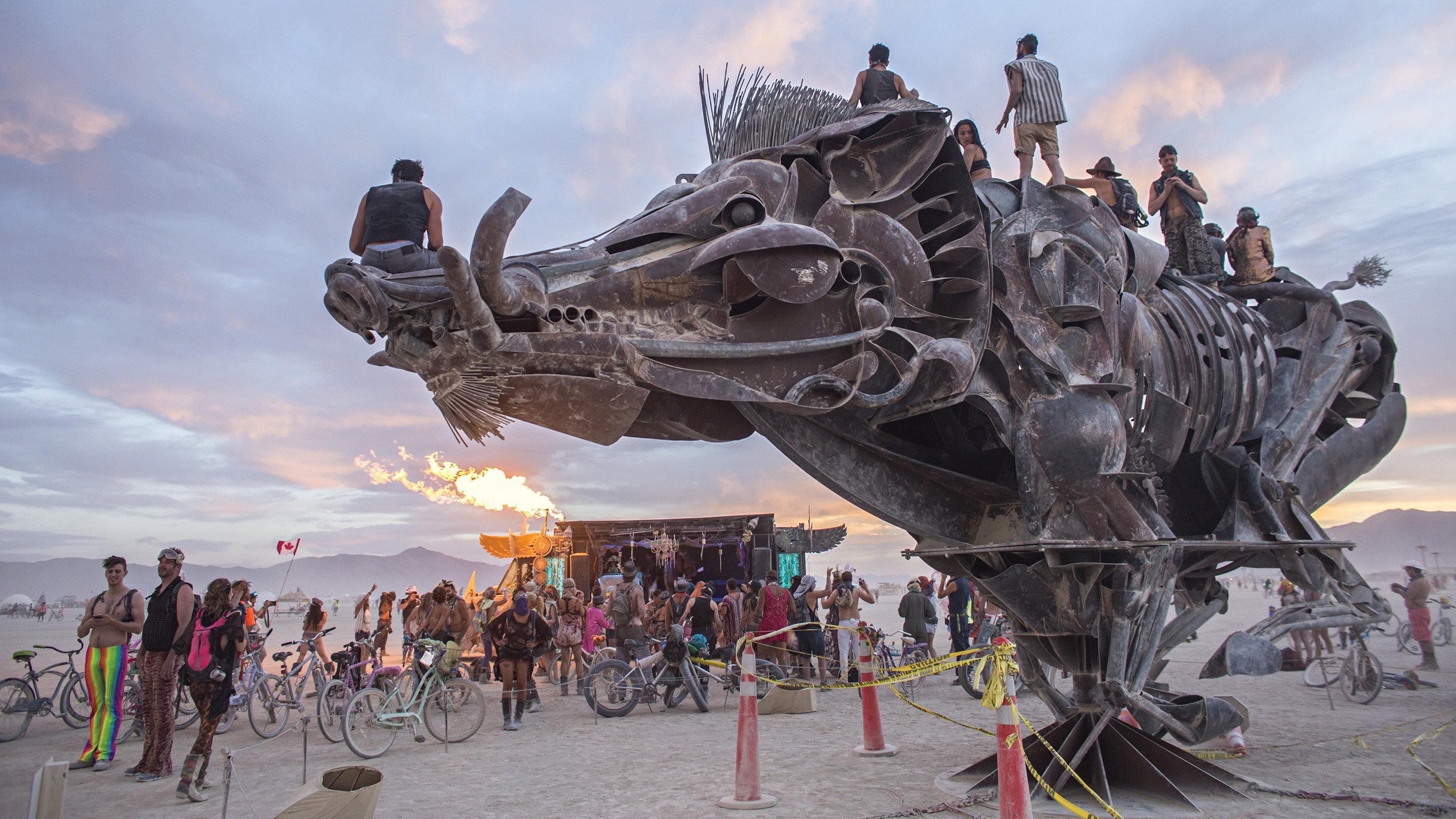 The Burning Man Festival 1997 movie scene