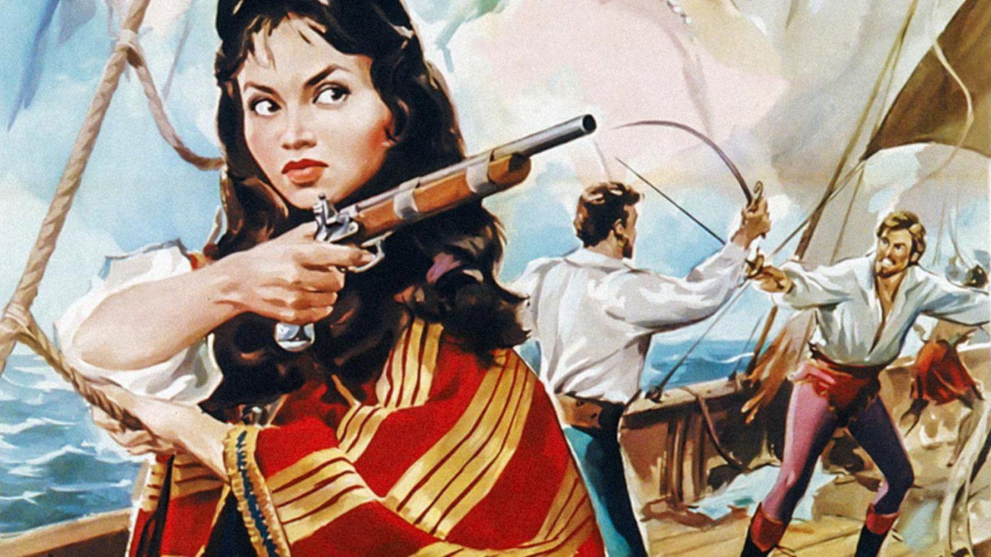 The Pirate and the Slave Girl 1959 movie scene