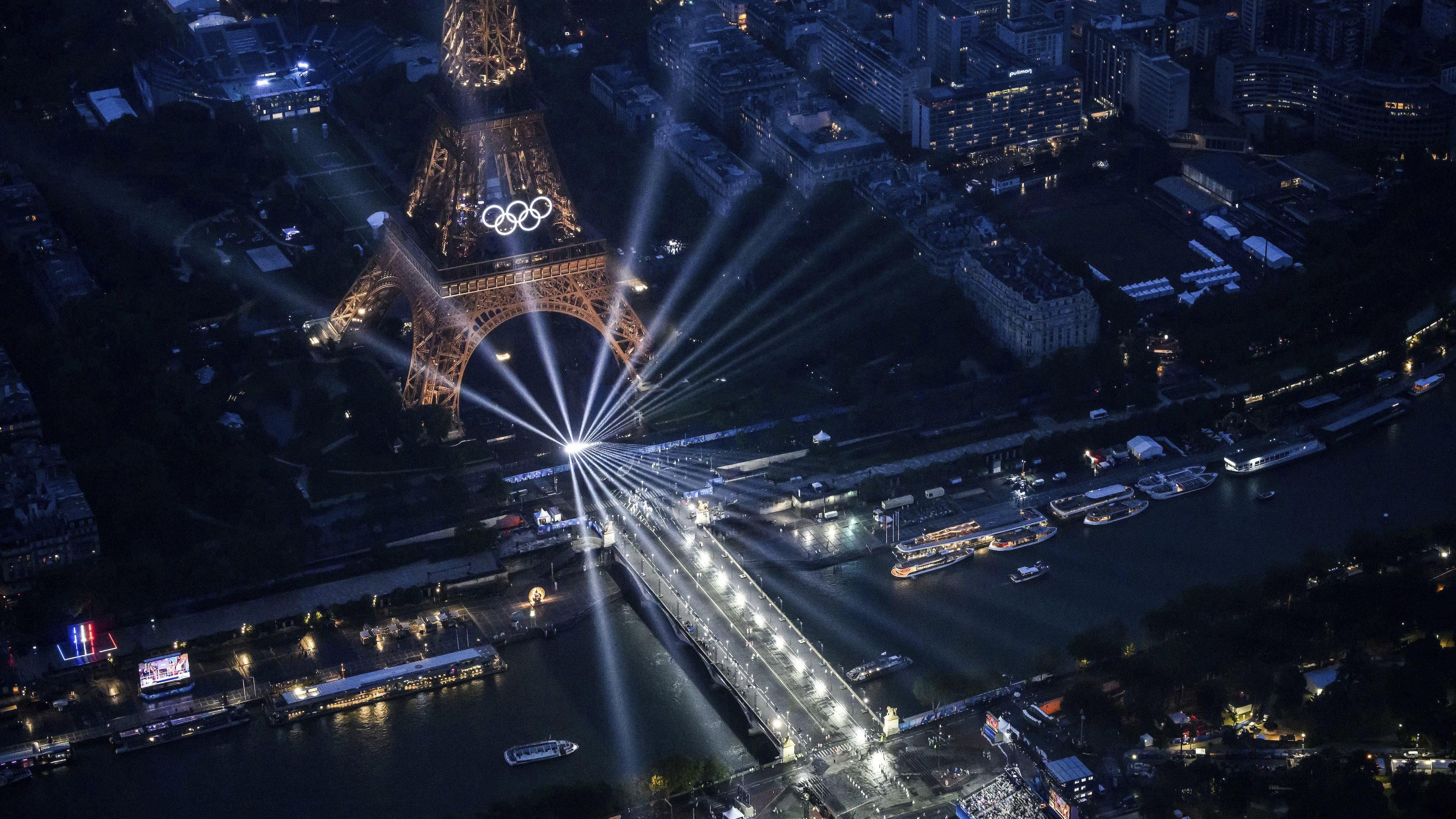 NBC's Paris Olympics Opening Ceremony in IMAX 2024 movie scene