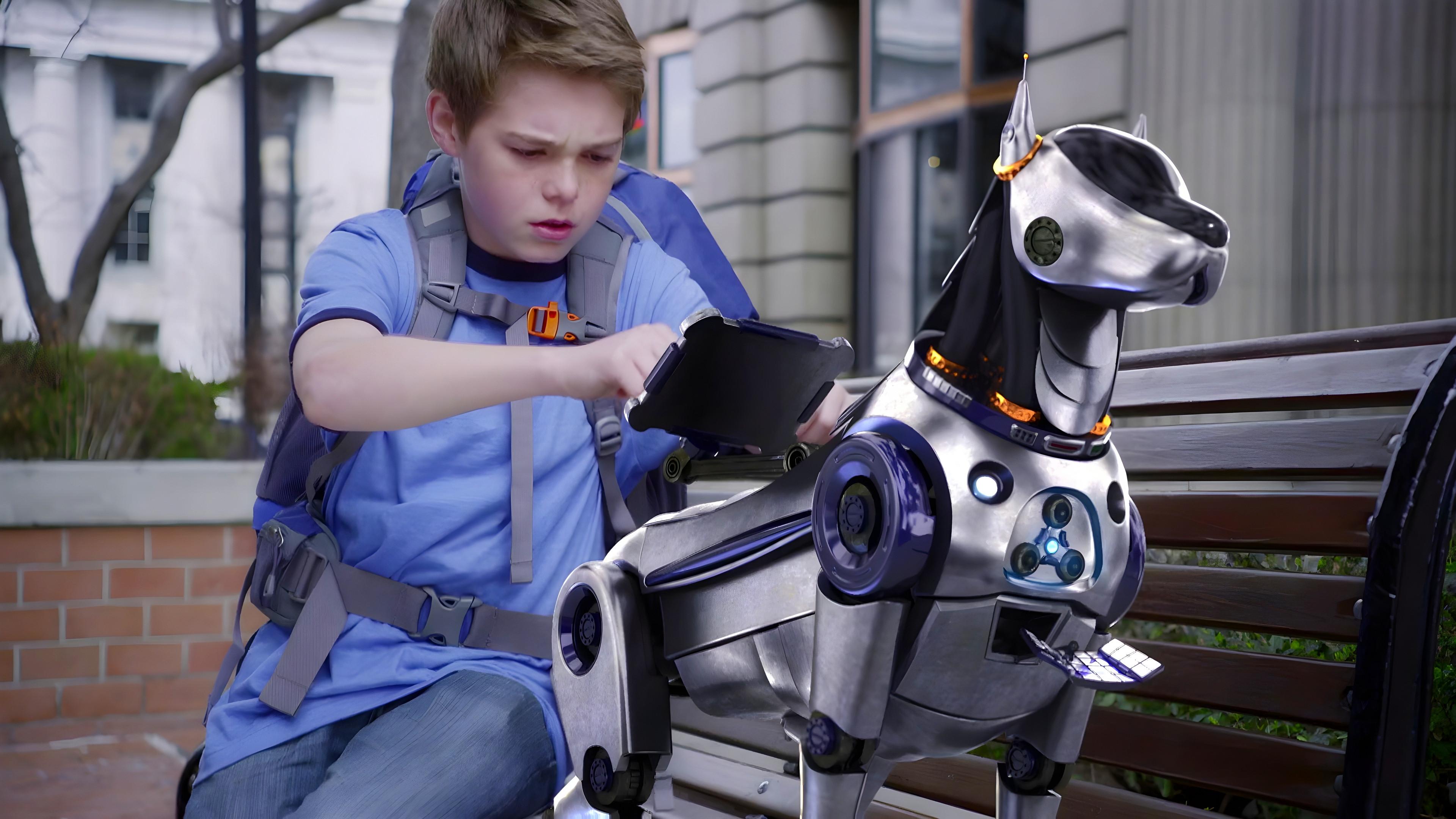 The Adventures of RoboRex 2014 movie scene
