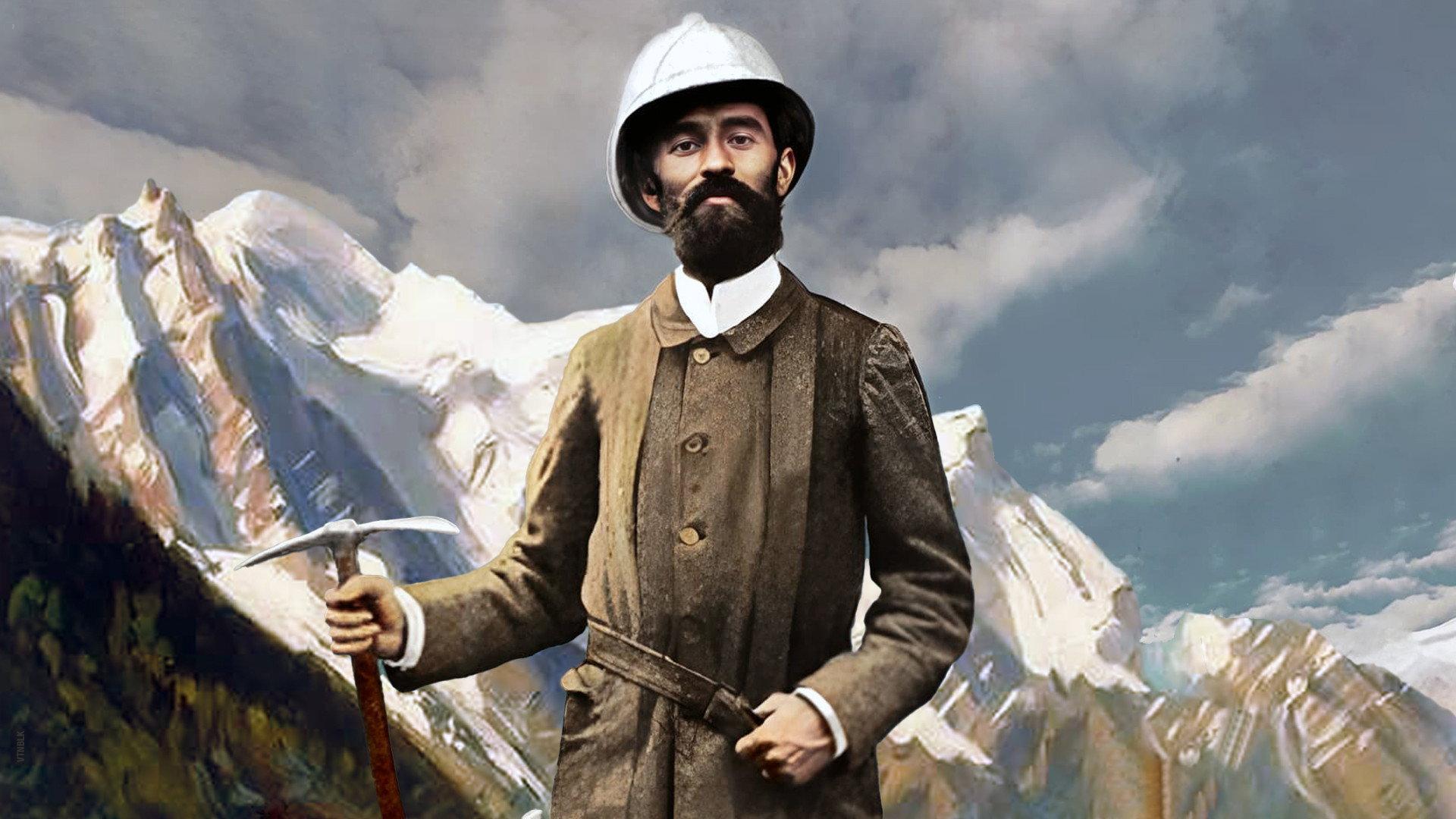 The Ascent of Mont Blanc 1907 movie scene