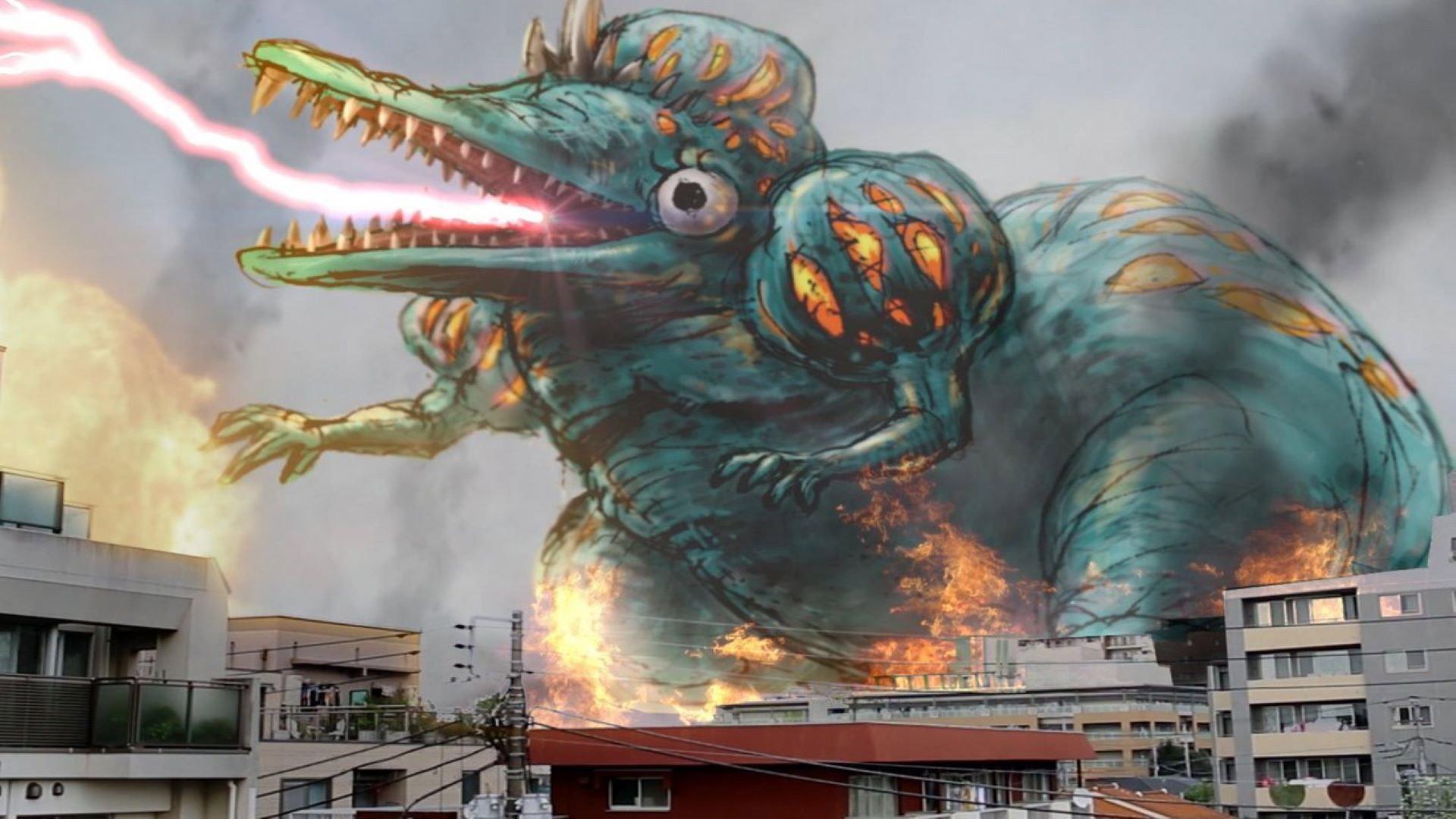 Tetsudon: the kaiju dream match 2017 movie scene