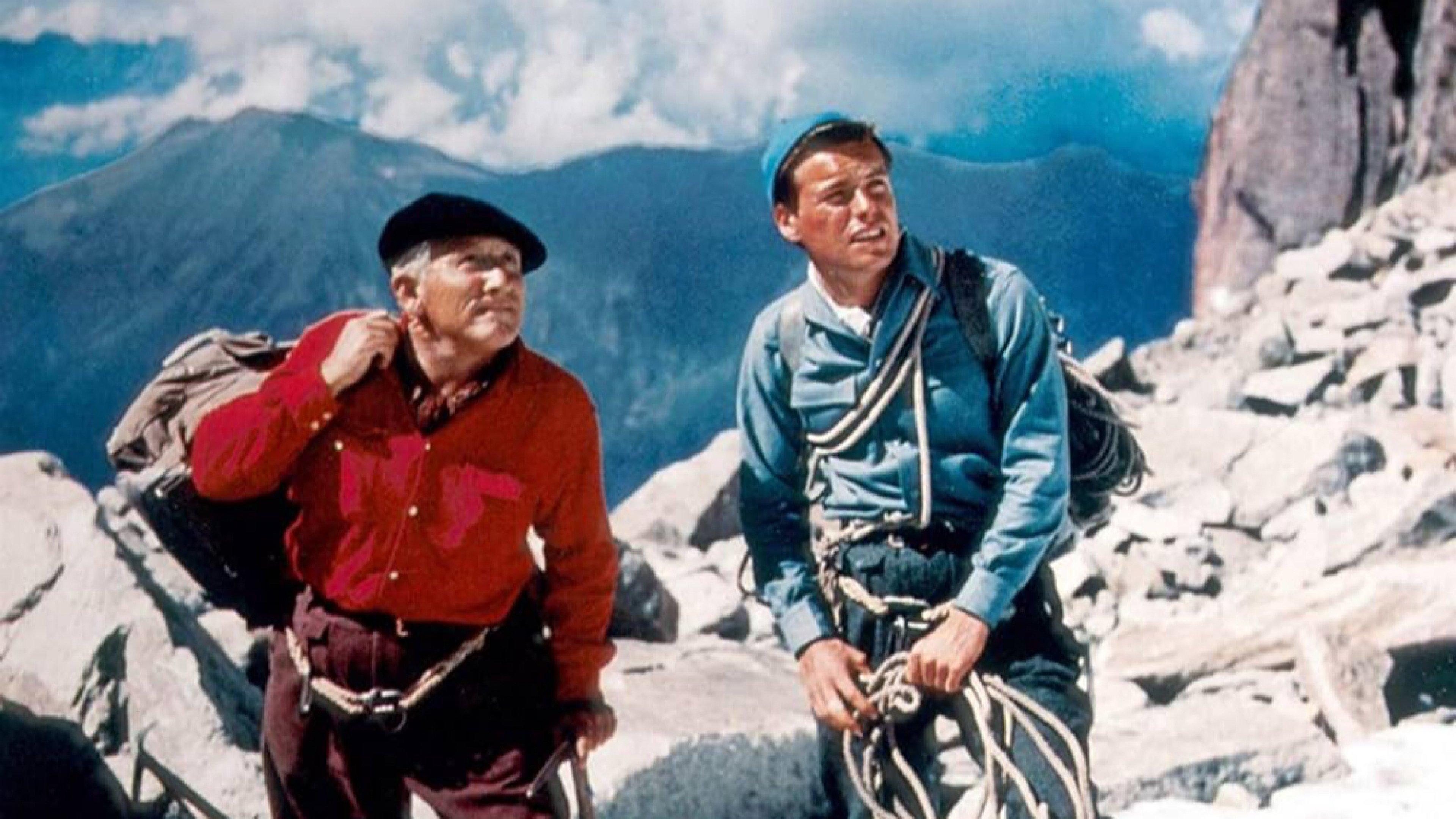 The Mountain 1956 movie scene