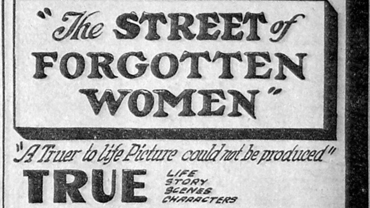 Street of Forgotten Women 1927 movie scene