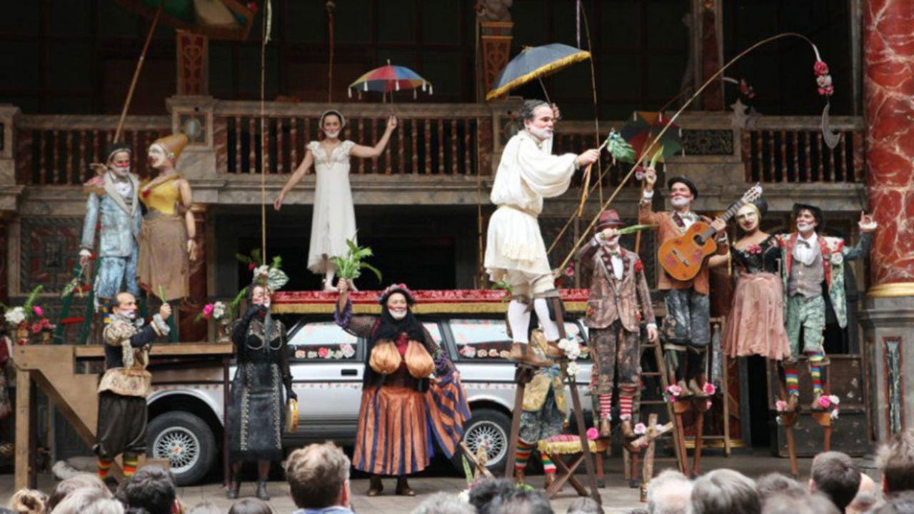 Romeo & Juliet: at the Globe Theatre movie scene