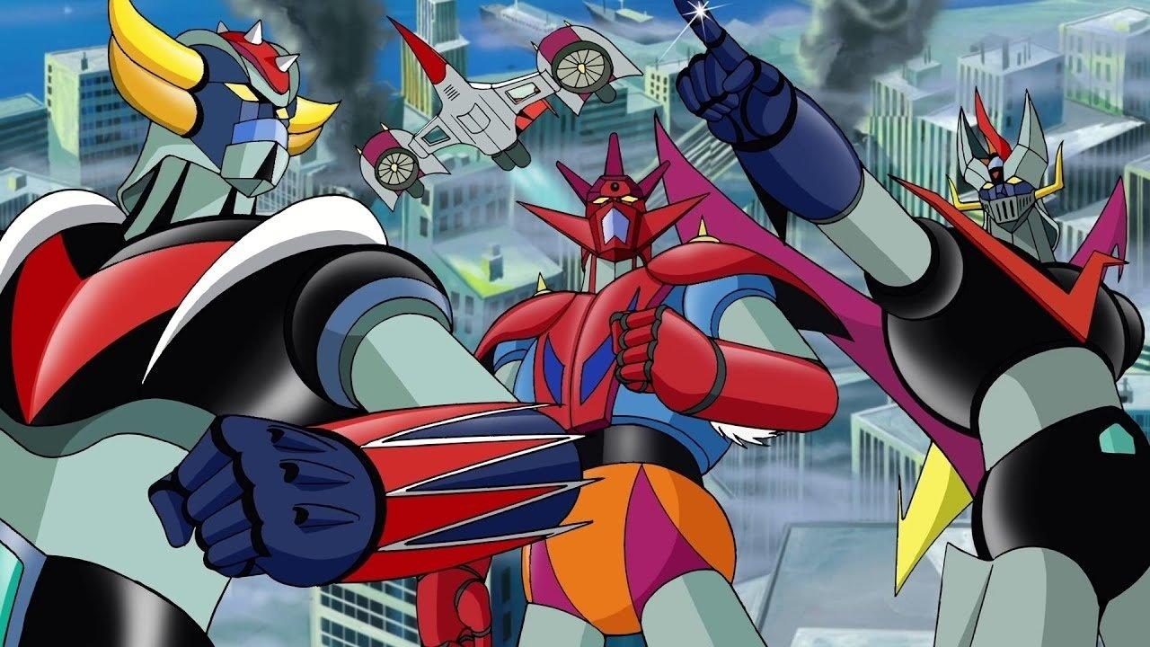 Grendizer, Getter Robo G, Great Mazinger: Decisive Battle! The Great Sea Monster 1976 movie scene