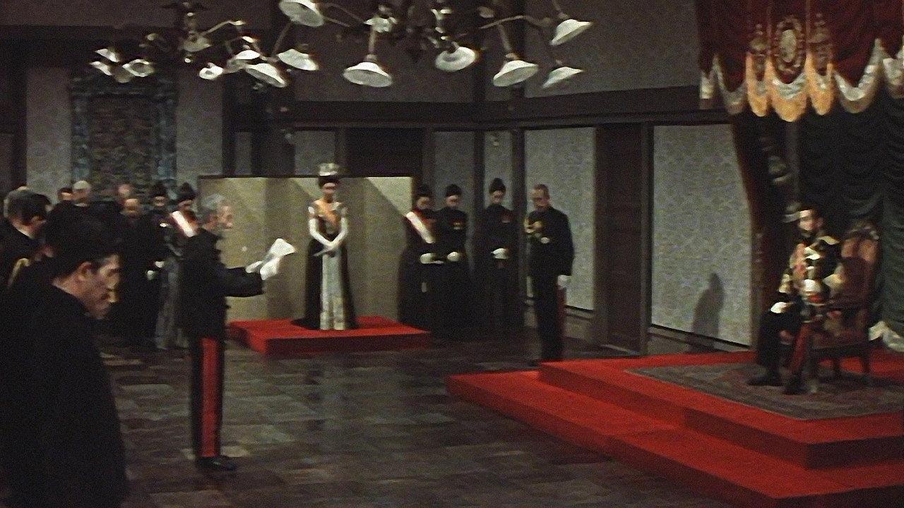 Emperor Meiji and General Nogi 1959 movie scene