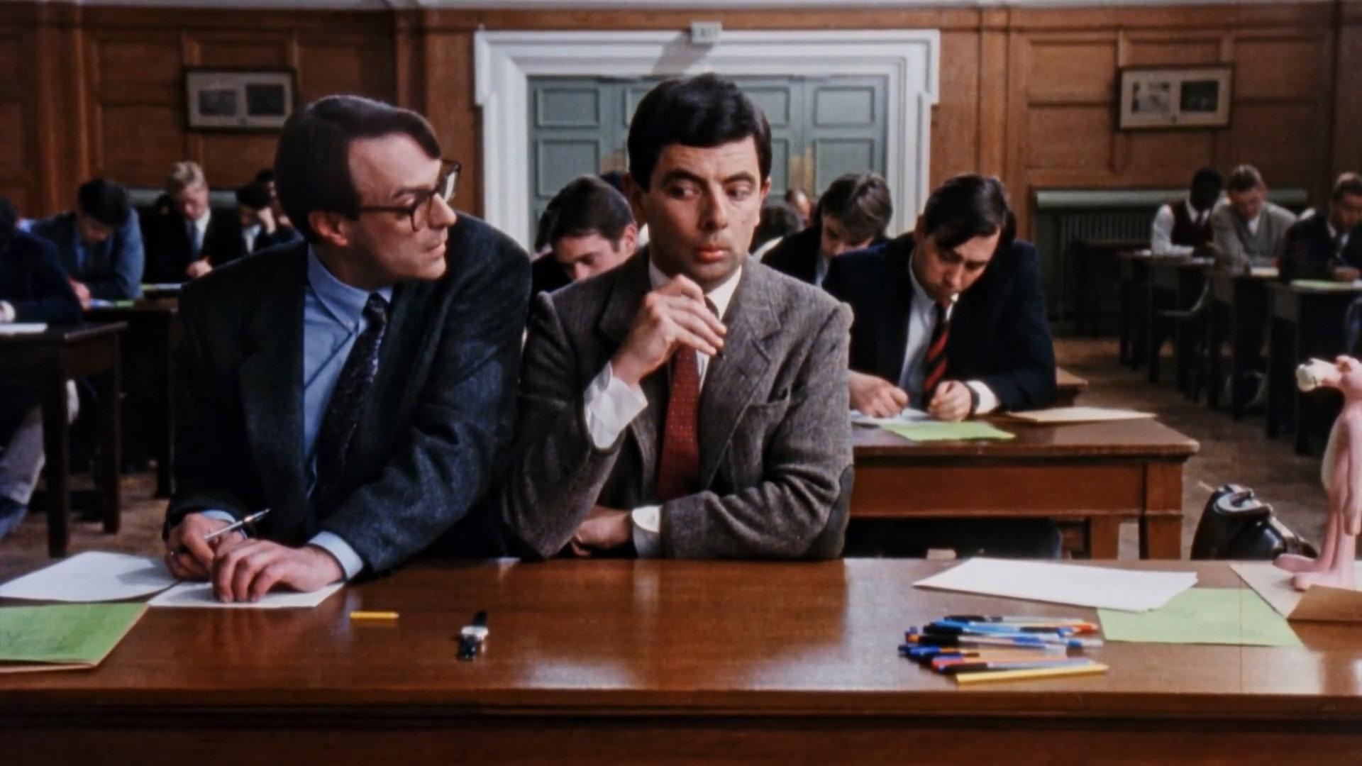 Mr. Bean Takes an Exam 1991 movie scene