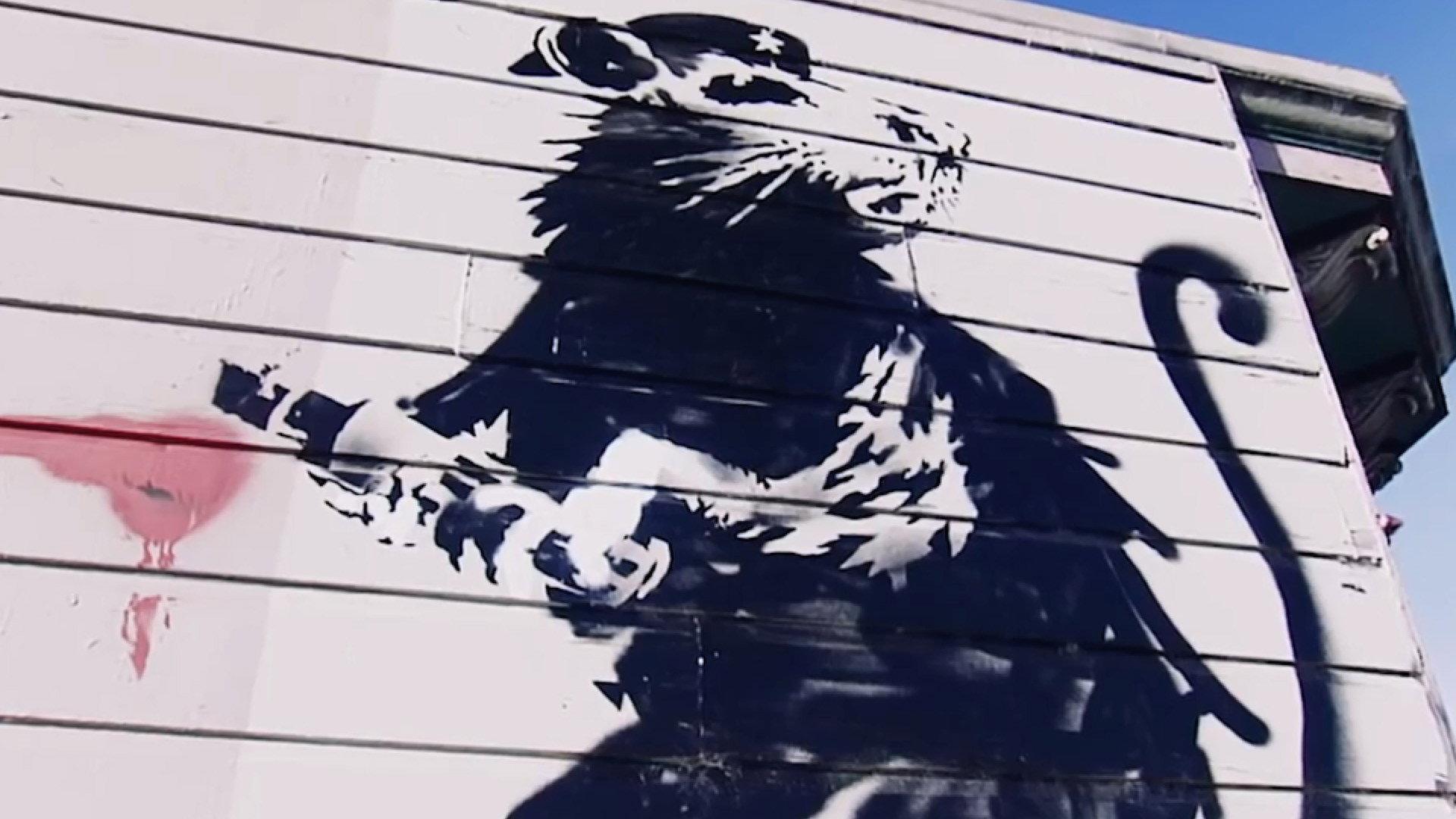 Saving Banksy 2017 movie scene