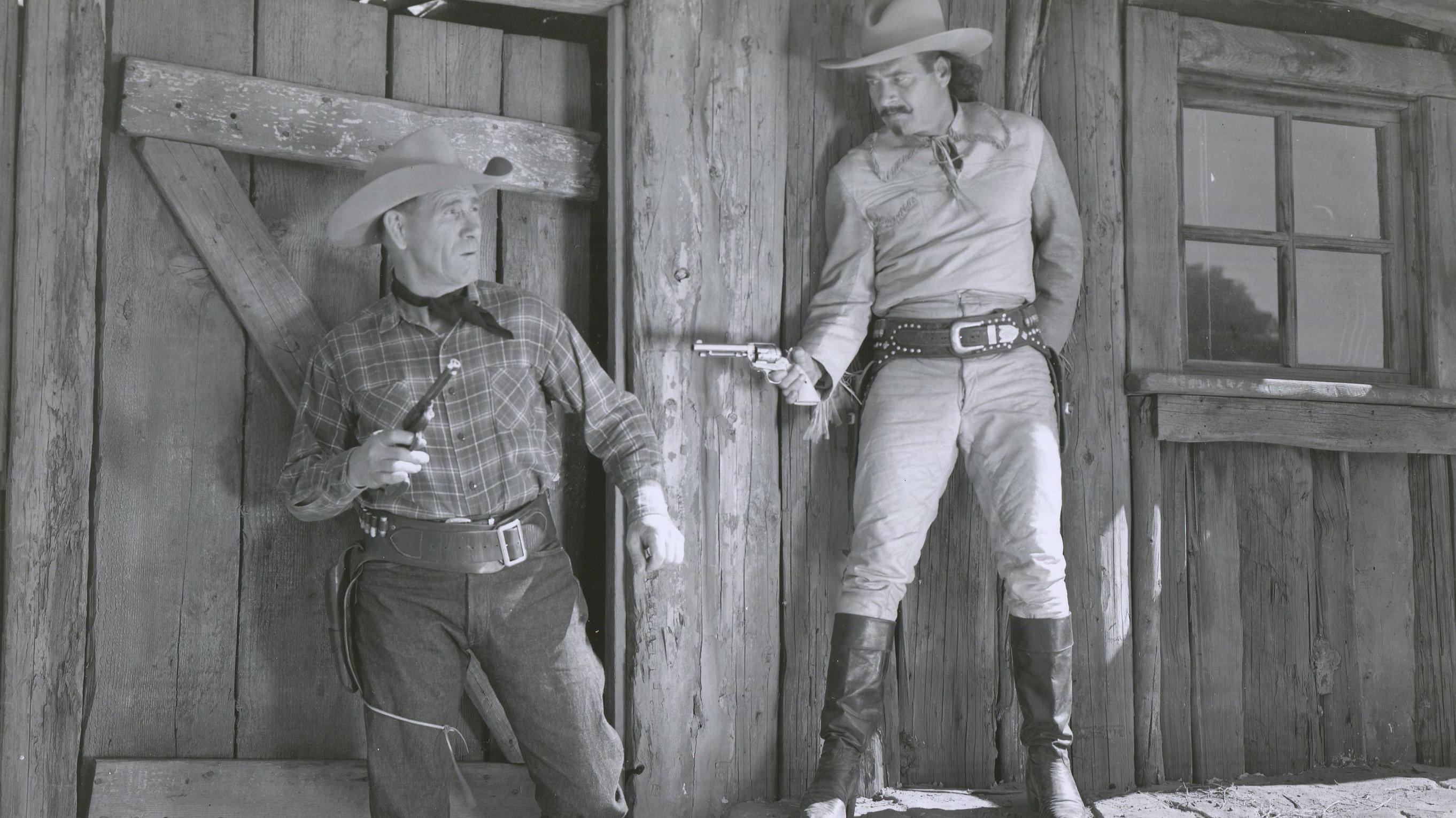 Buffalo Bill Rides Again 1947 movie scene