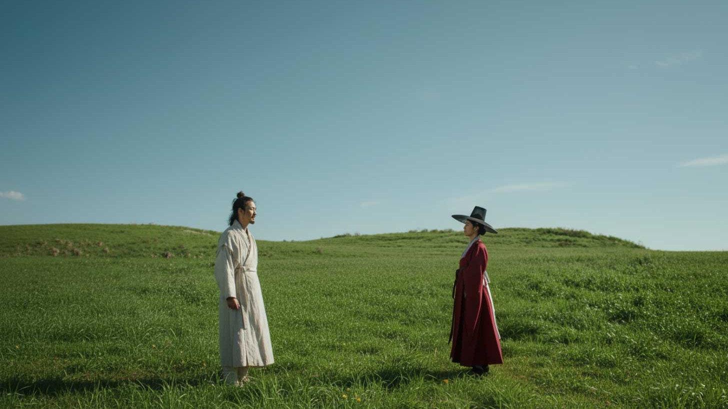Man in Hanbok 2026 movie scene