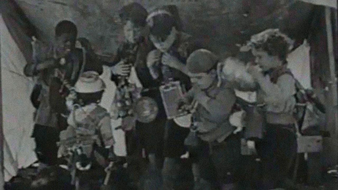 Dogs of War! 1923 movie scene