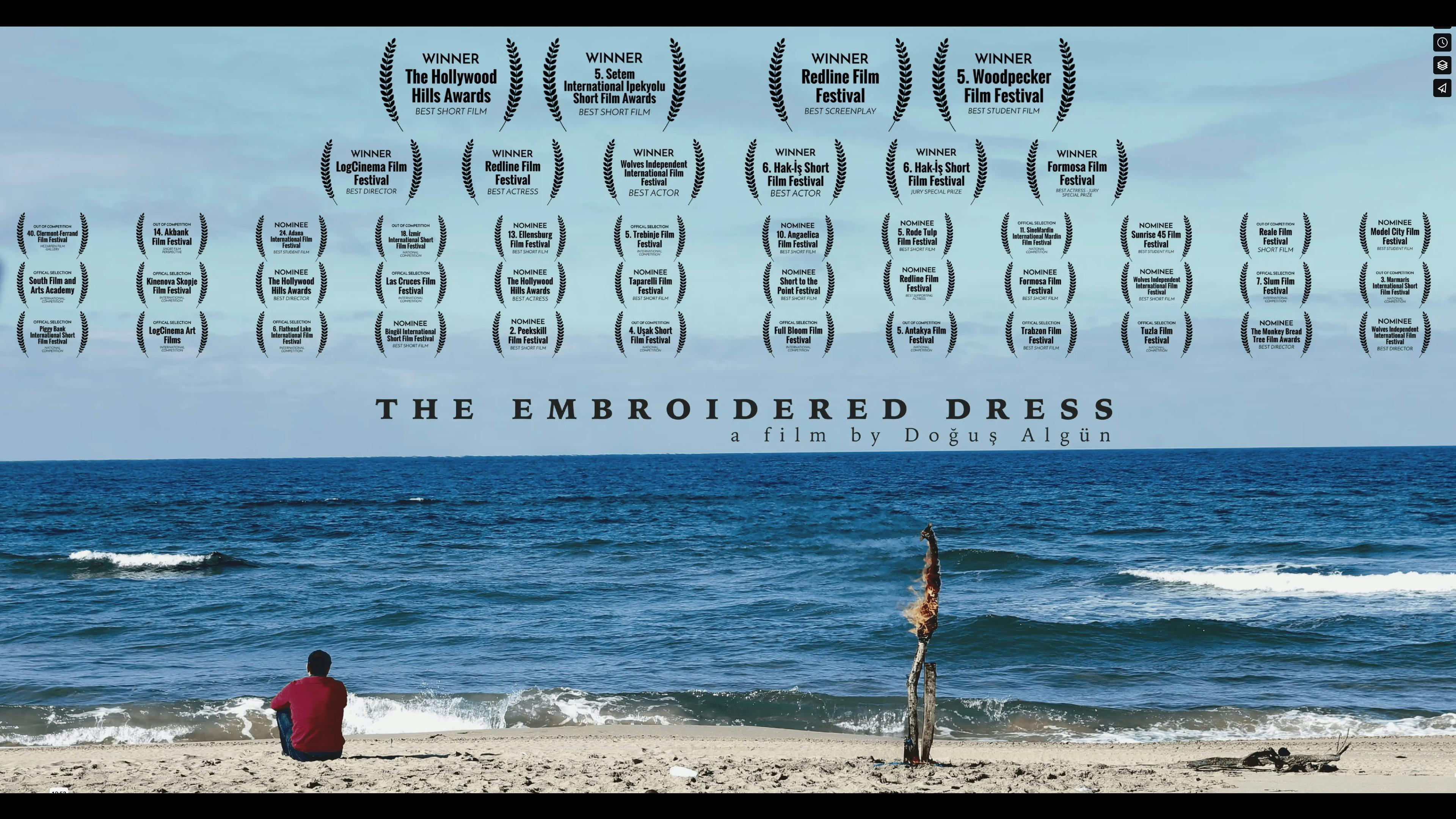 The Embroidered Dress 2016 movie scene